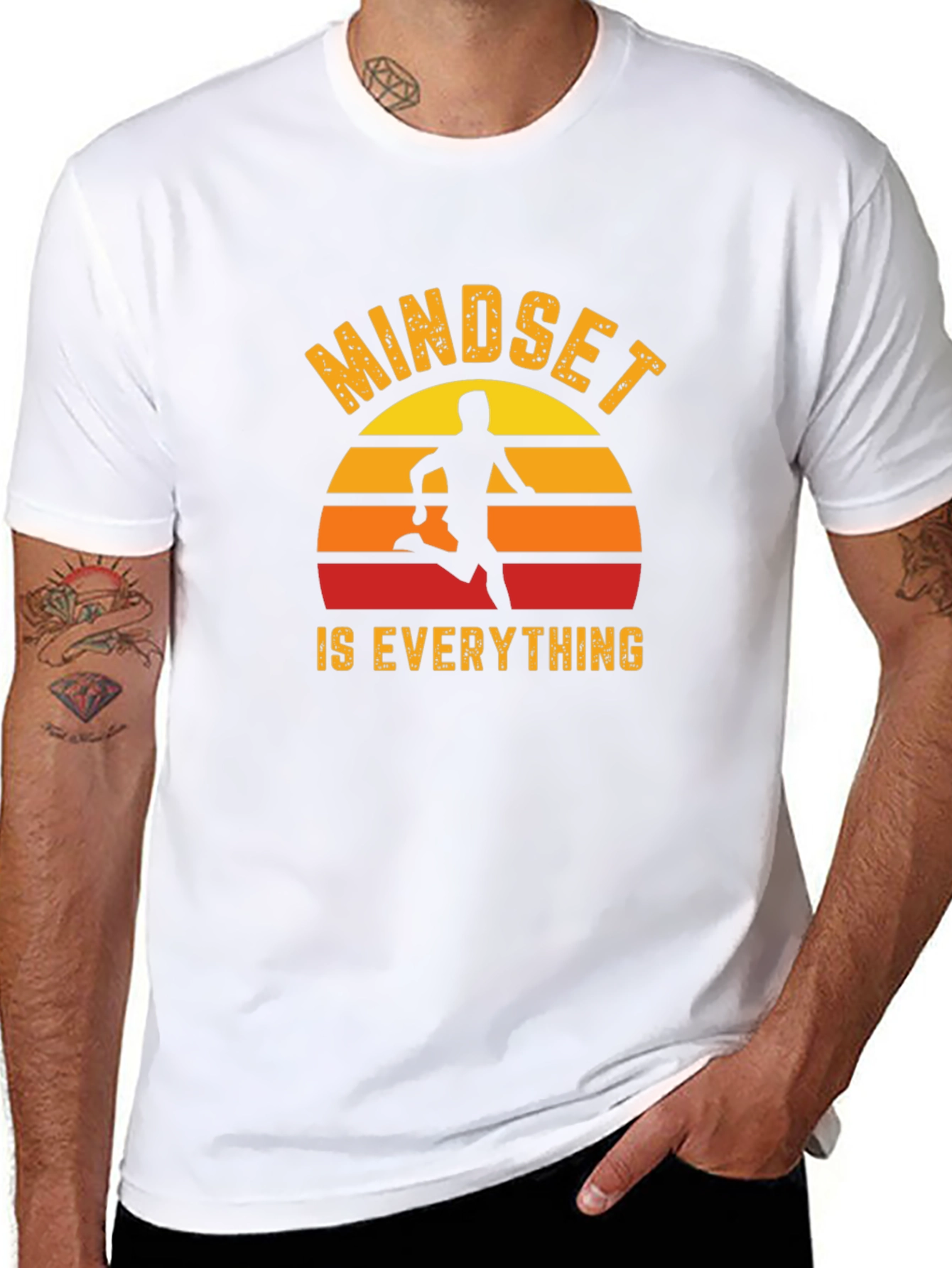Mindset is Everything Running Graphic Tee