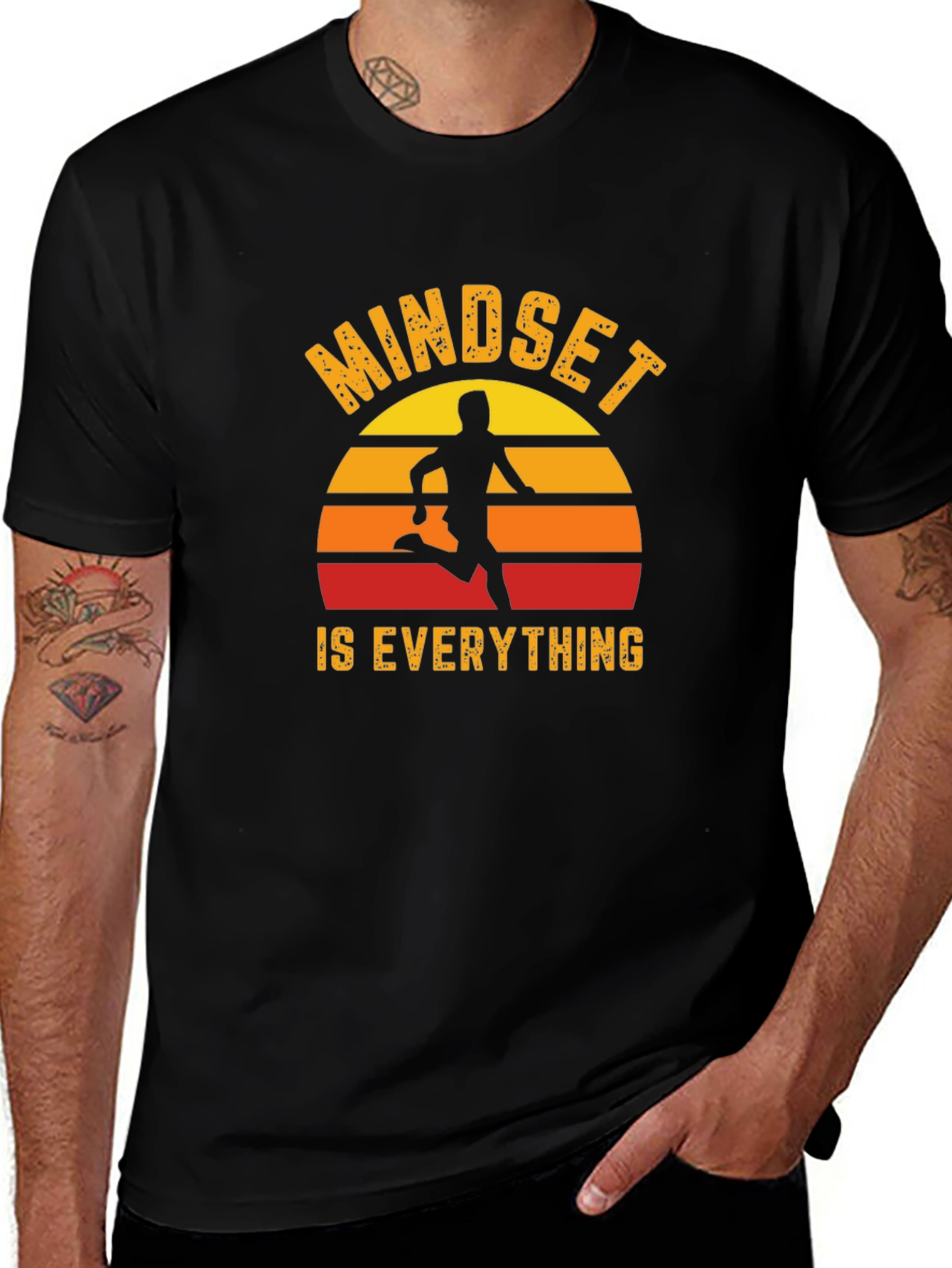 Mindset is Everything Running Graphic Tee