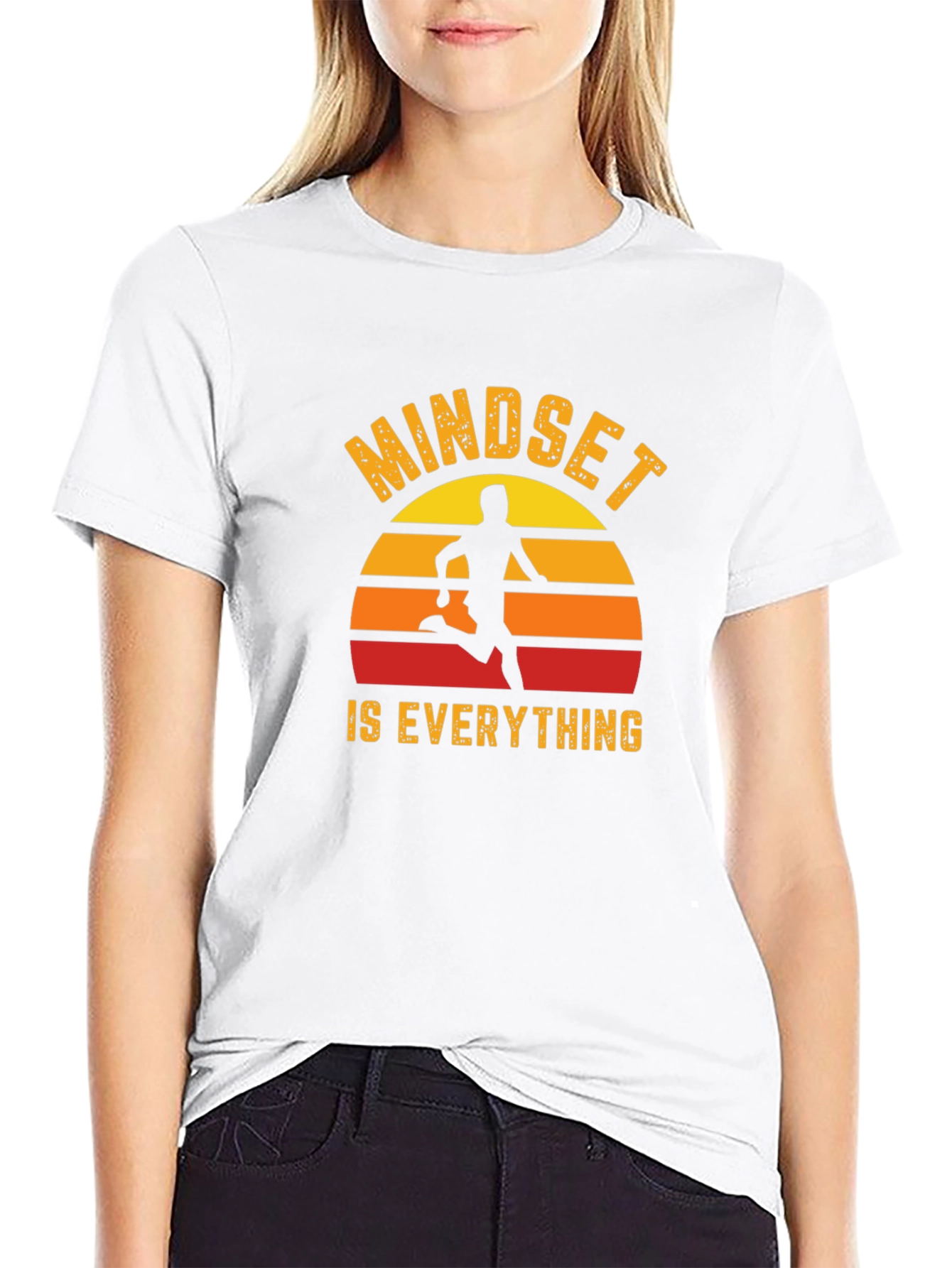 Mindset is Everything Running Graphic Tee
