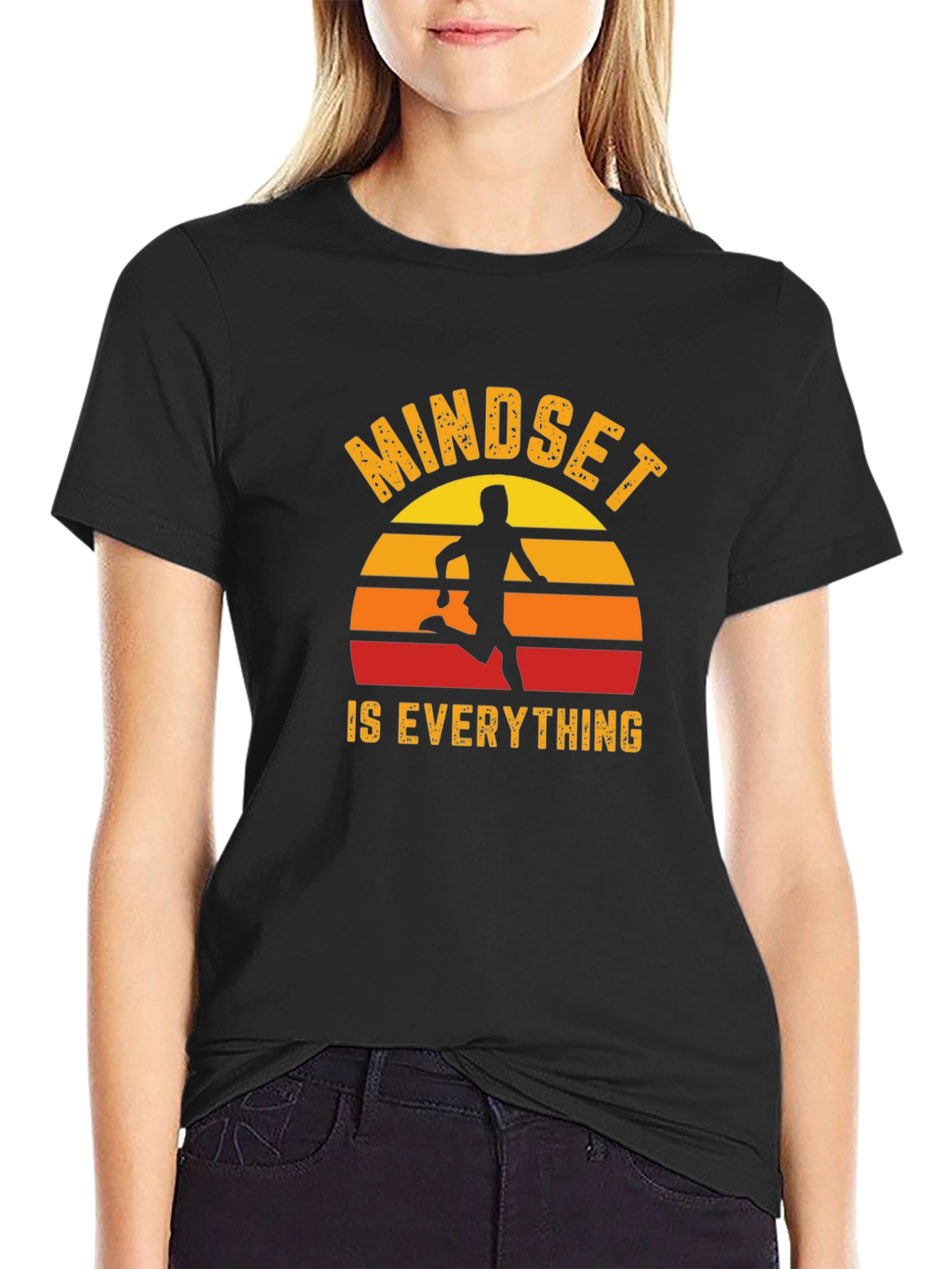 Mindset is Everything Running Graphic Tee