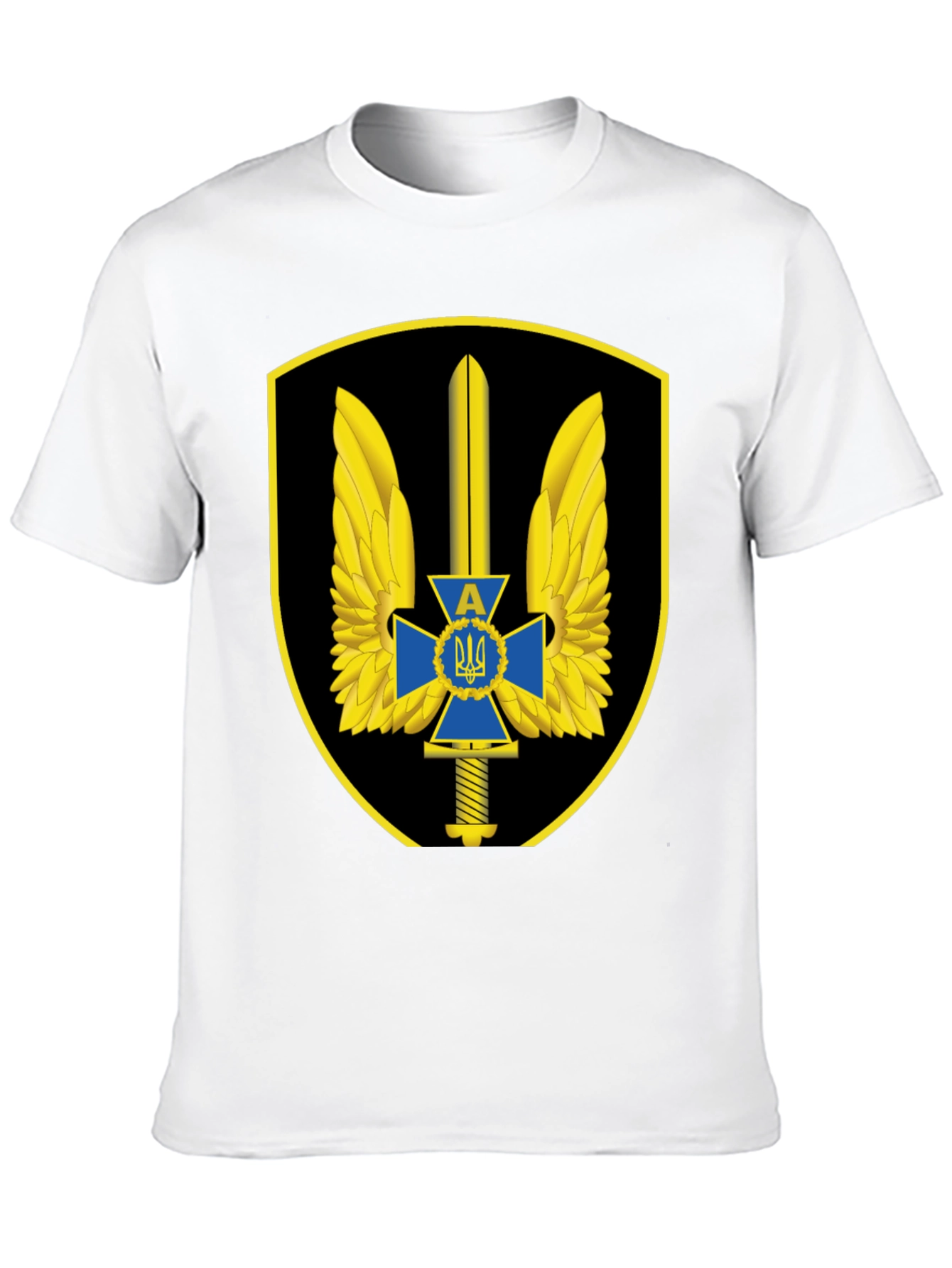 Ukraine Military T-Shirt - Special Forces Emblem