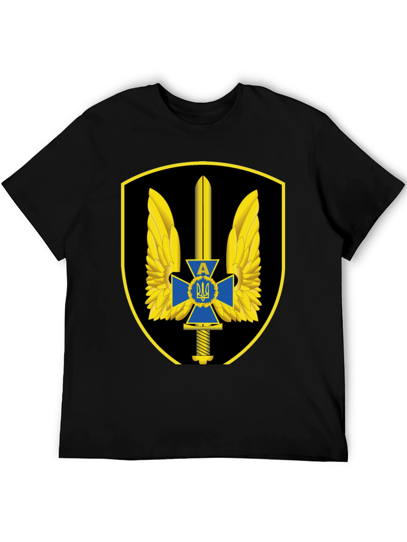 Ukraine Military T-Shirt - Special Forces Emblem