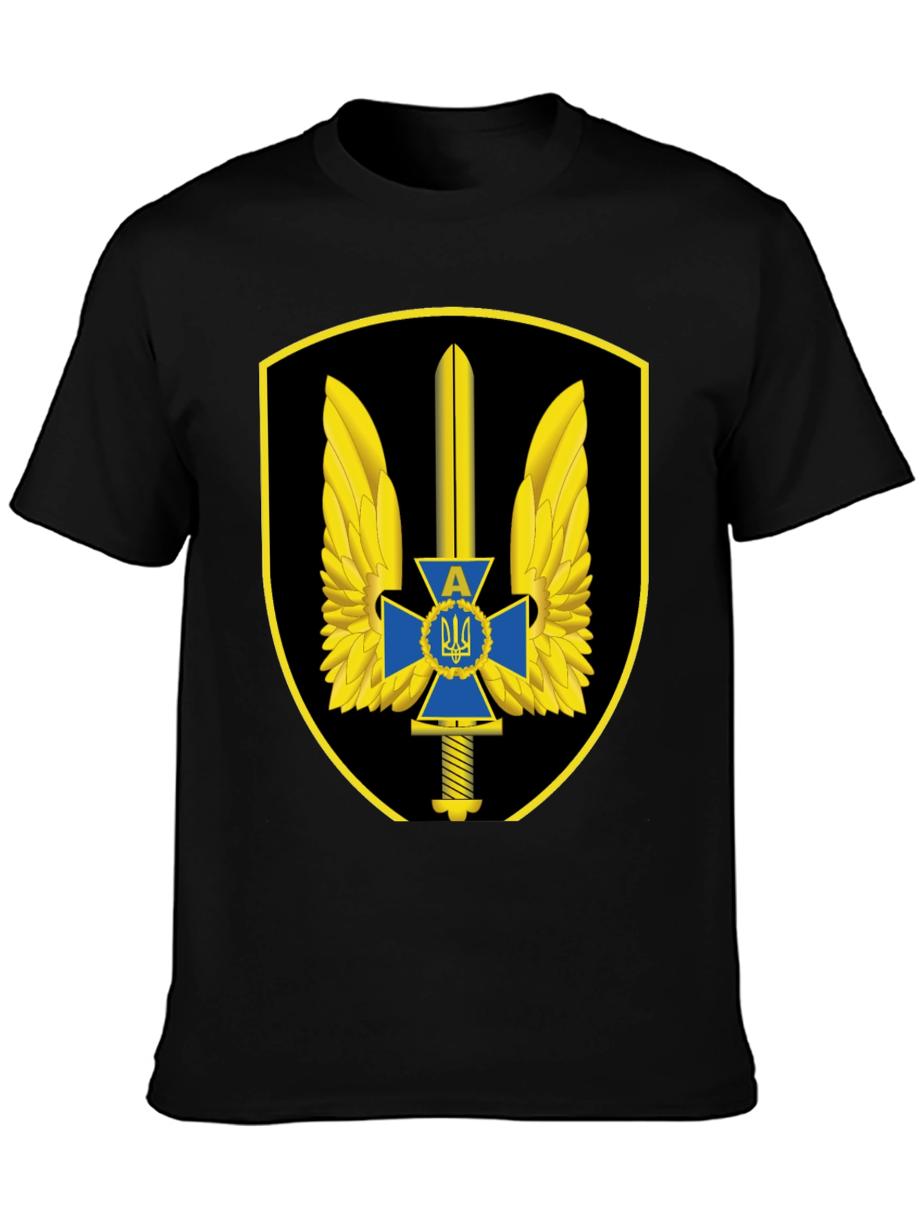 Ukraine Military T-Shirt - Special Forces Emblem
