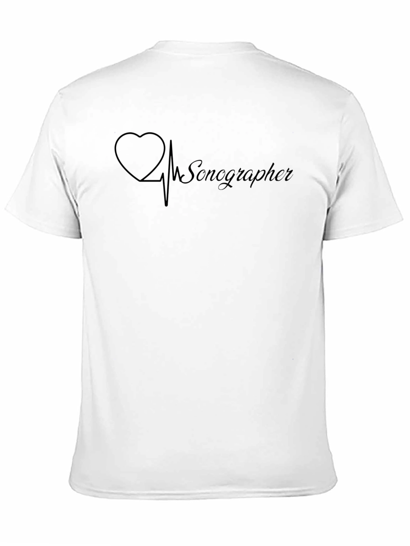 Sonographer Heartbeat T-Shirt - Medical Professional Gift