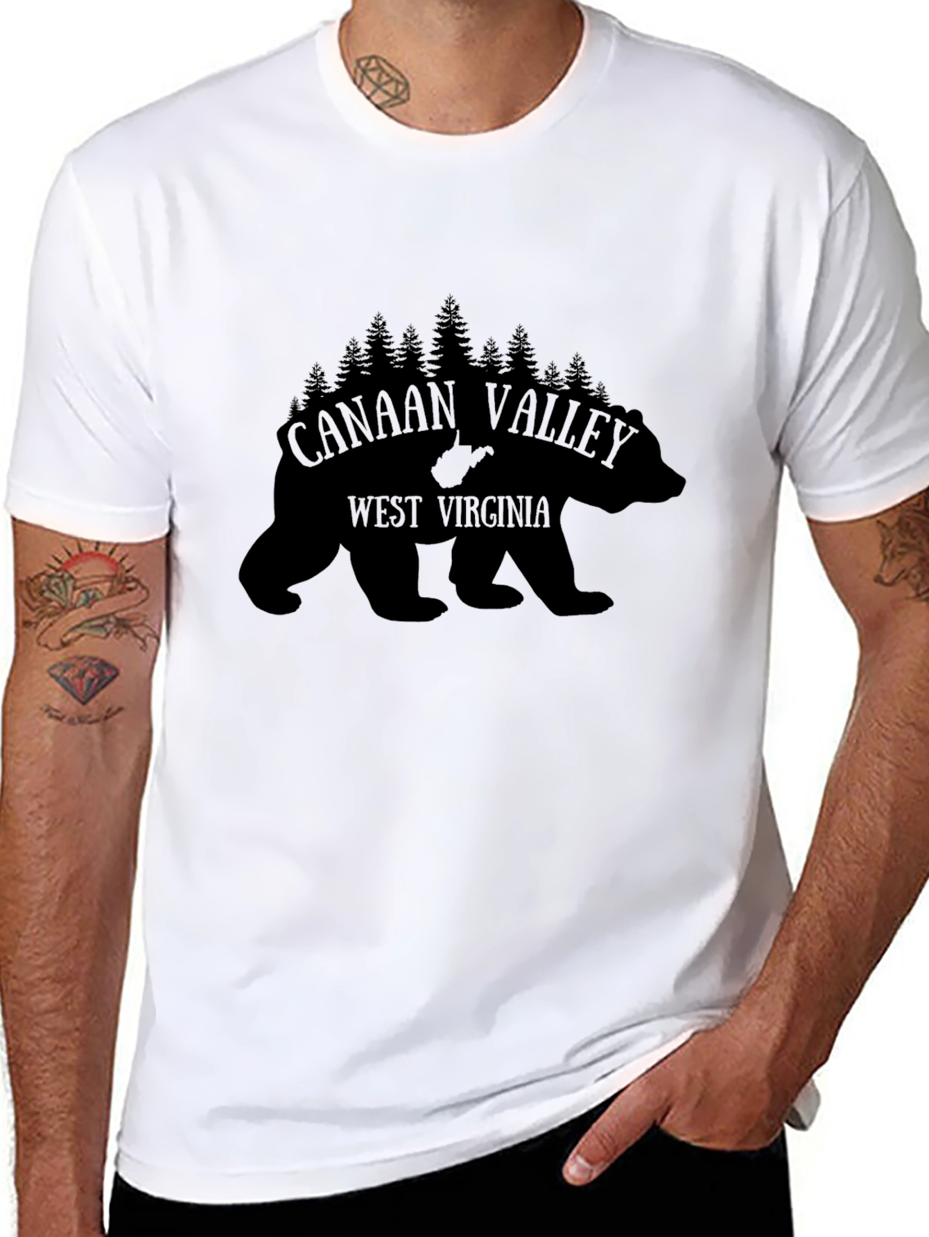 Canaan Valley West Virginia Bear T-Shirt