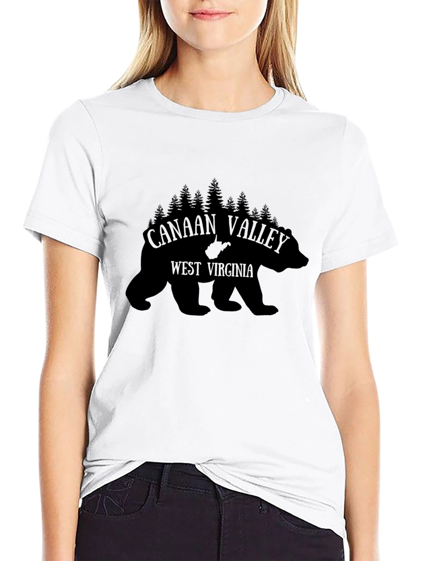 Canaan Valley West Virginia Bear T-Shirt