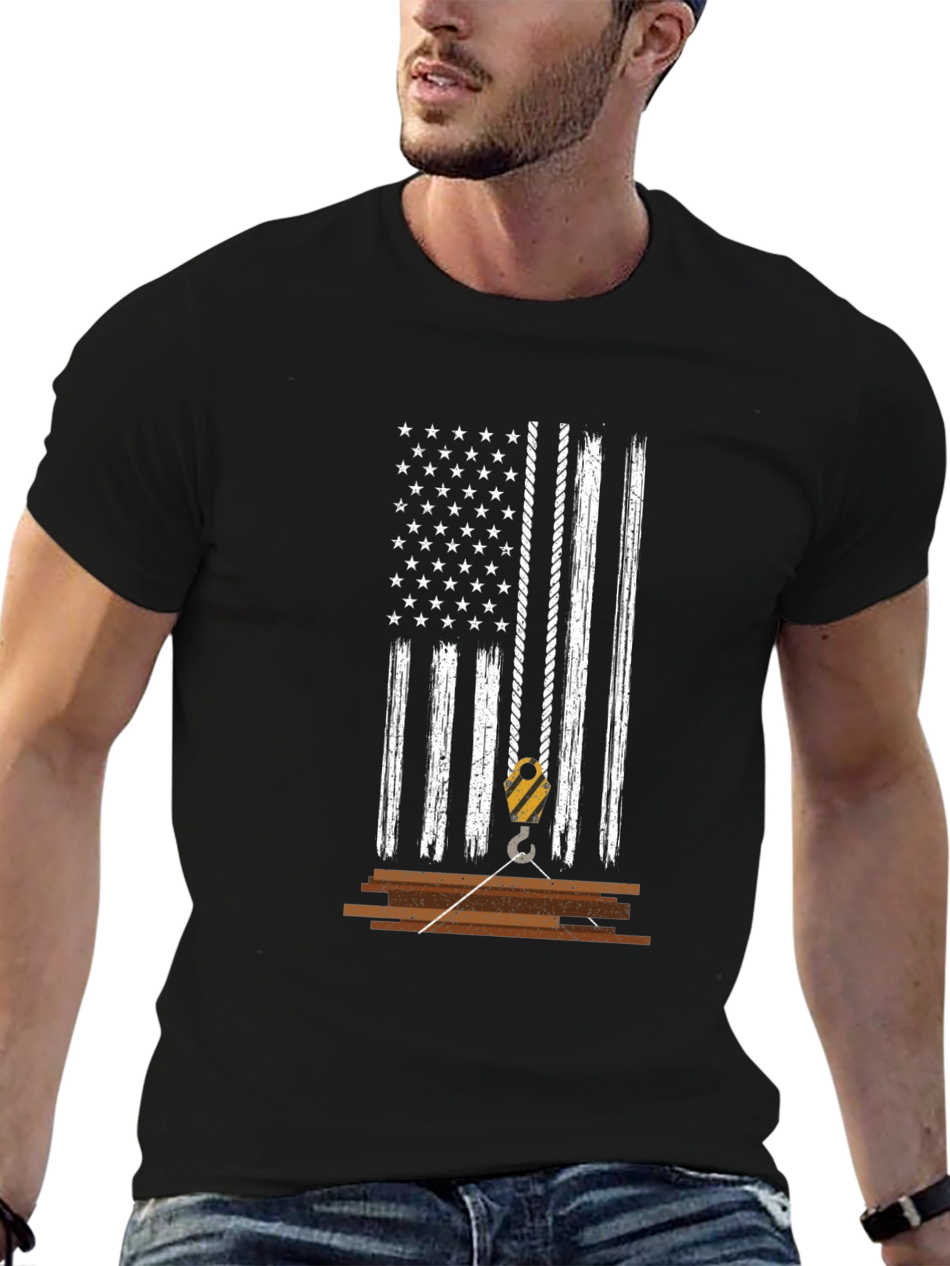 USA Crane Operator T-Shirt