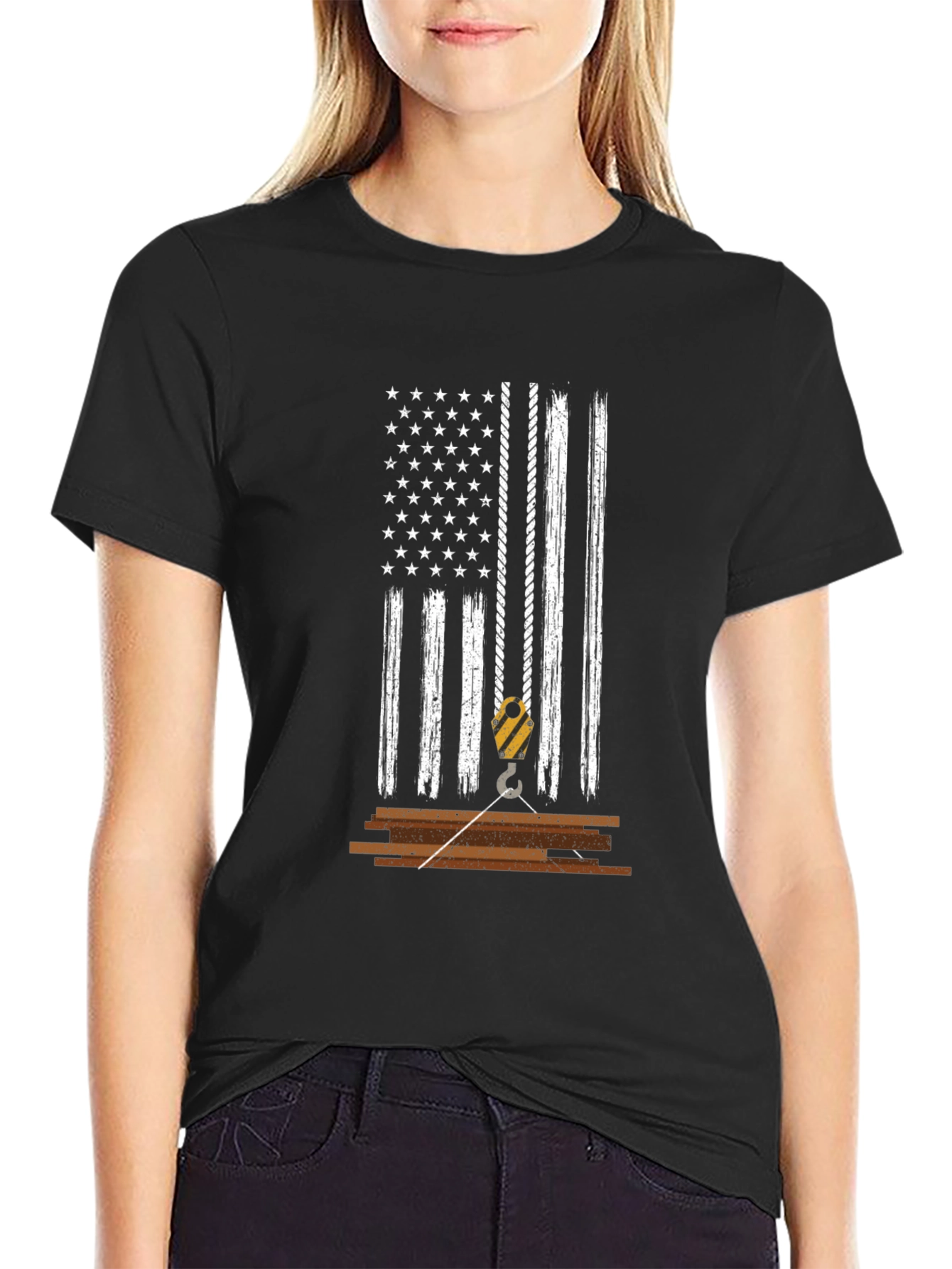 USA Crane Operator T-Shirt