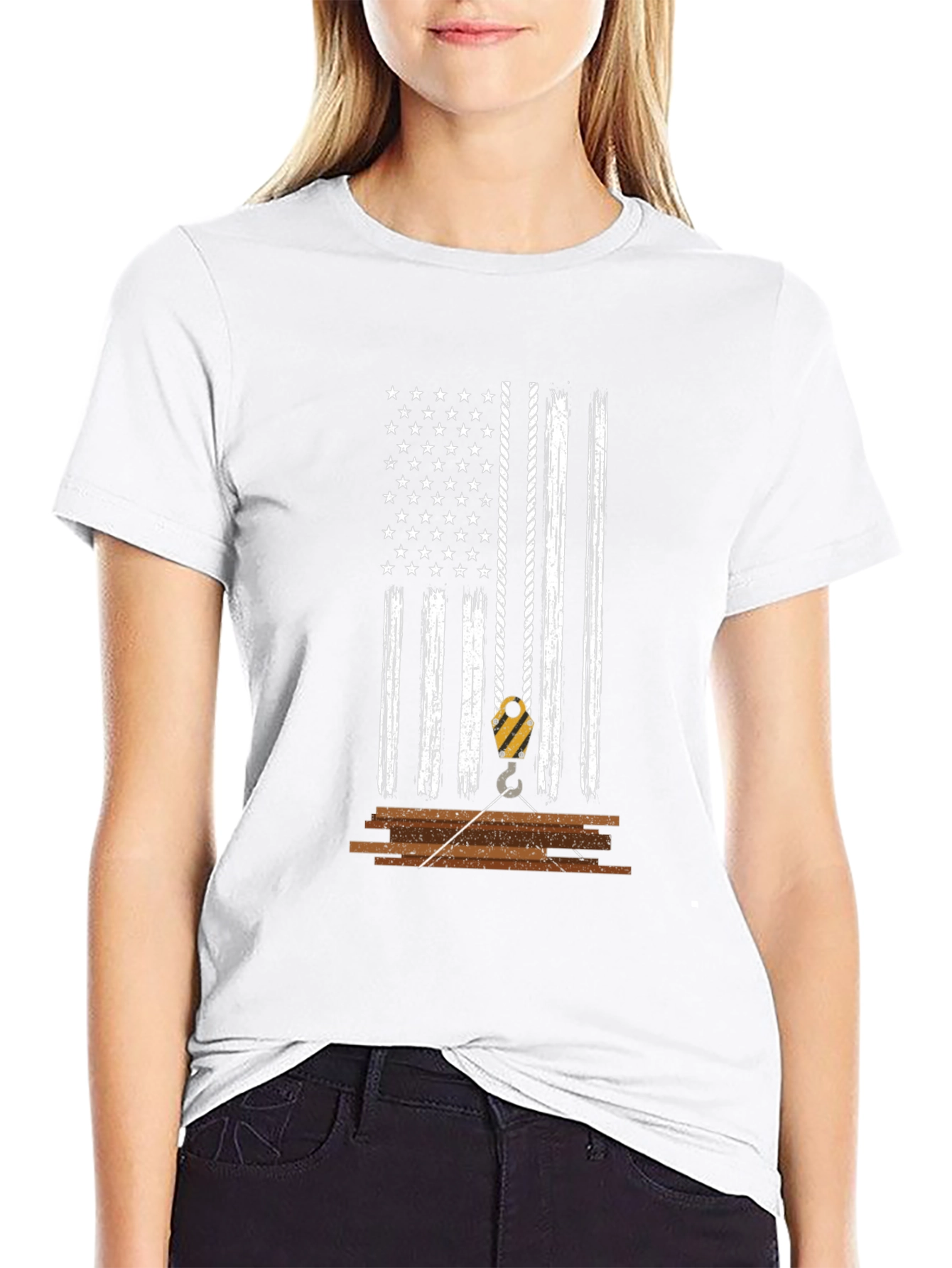 USA Crane Operator T-Shirt