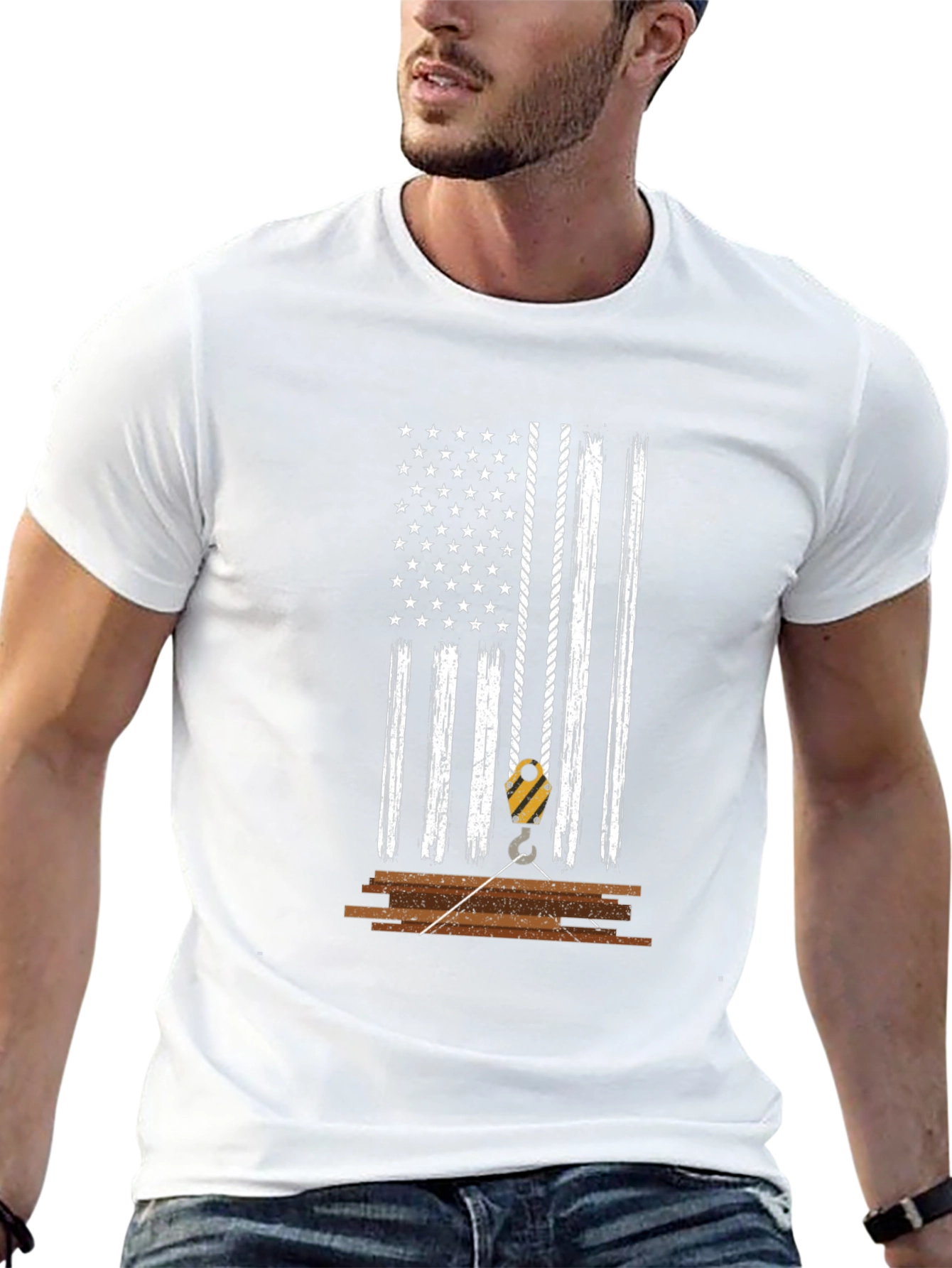 USA Crane Operator T-Shirt