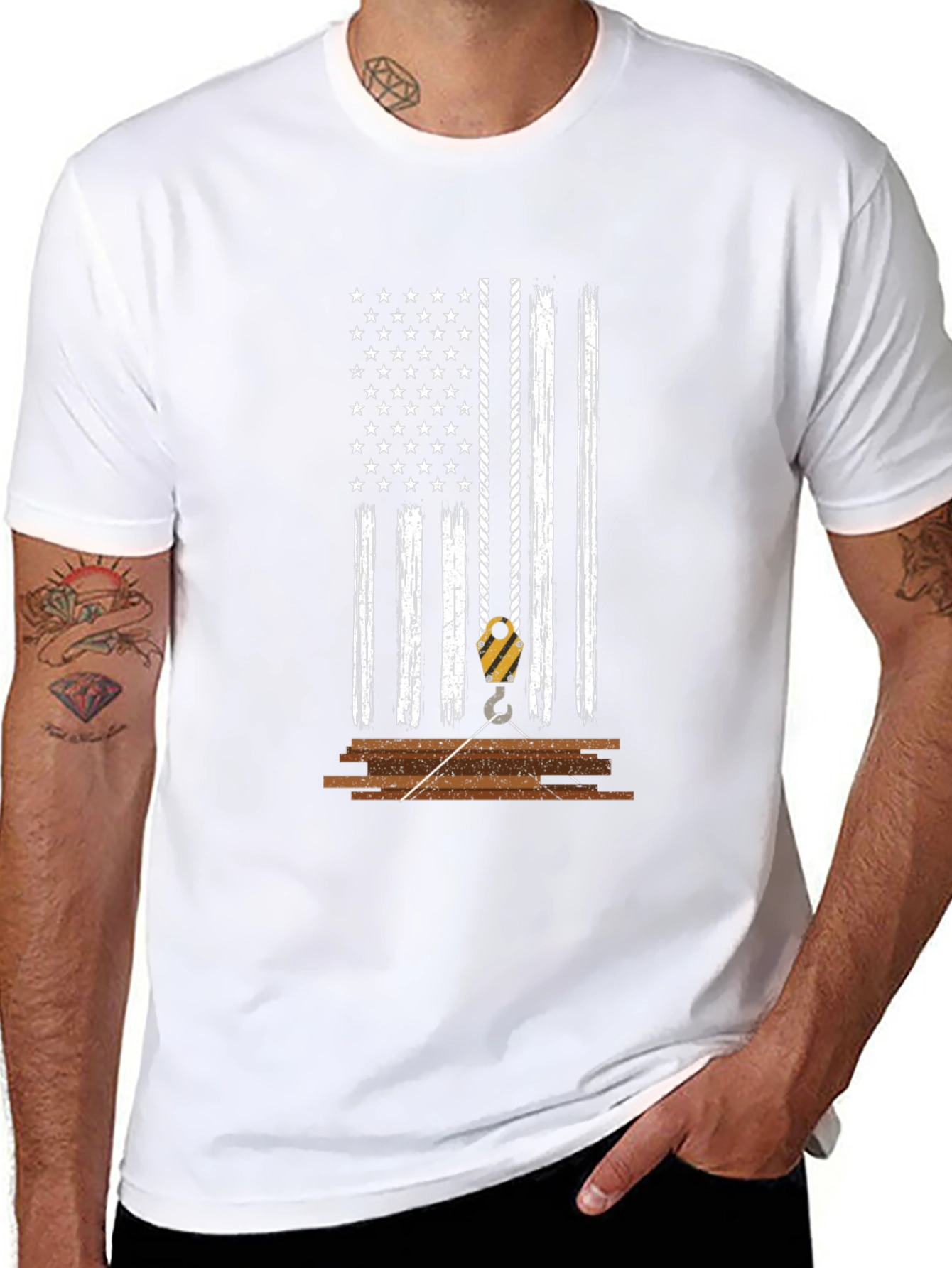USA Crane Operator T-Shirt