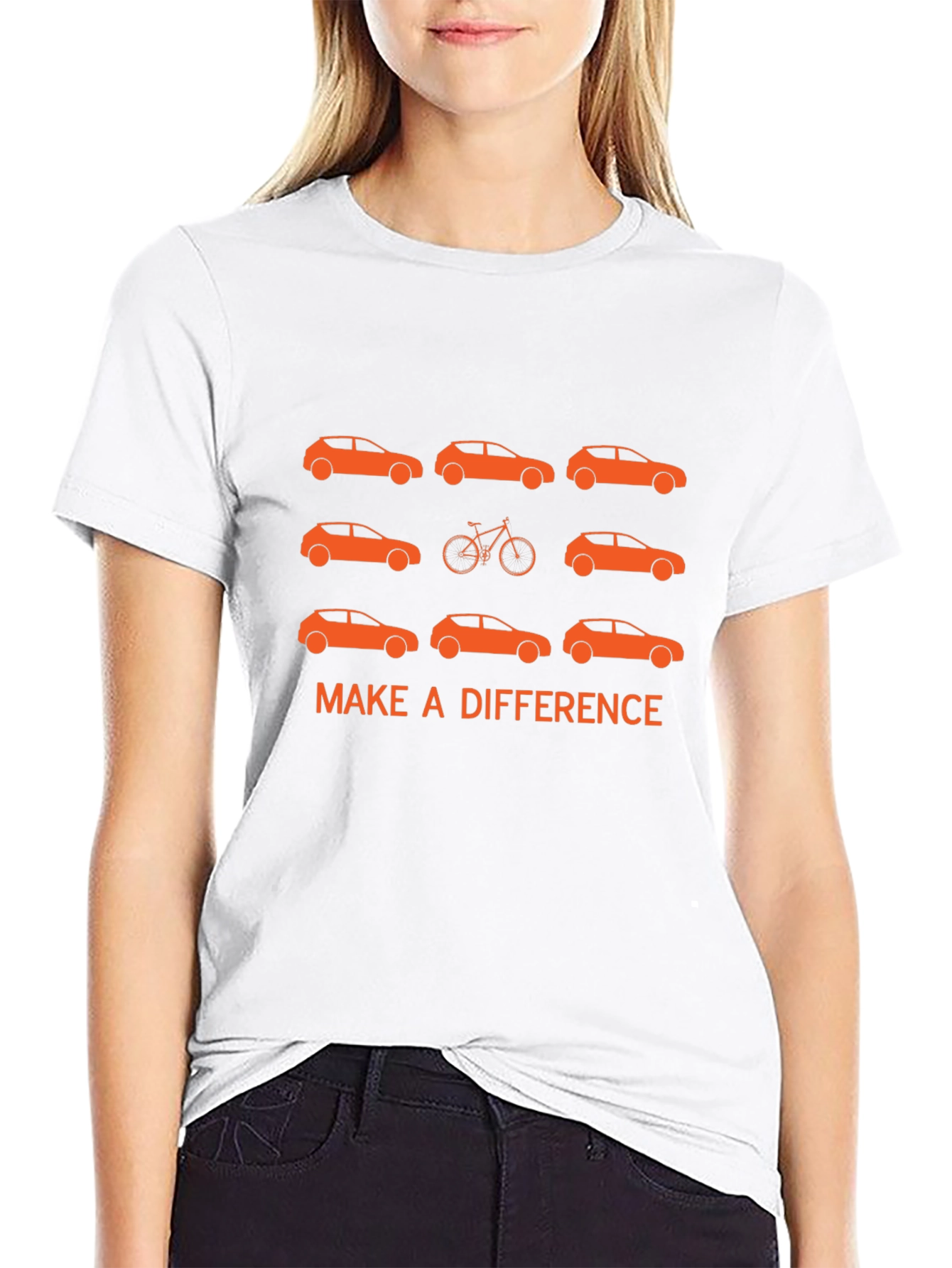 Make a Difference Bike Car T-Shirt