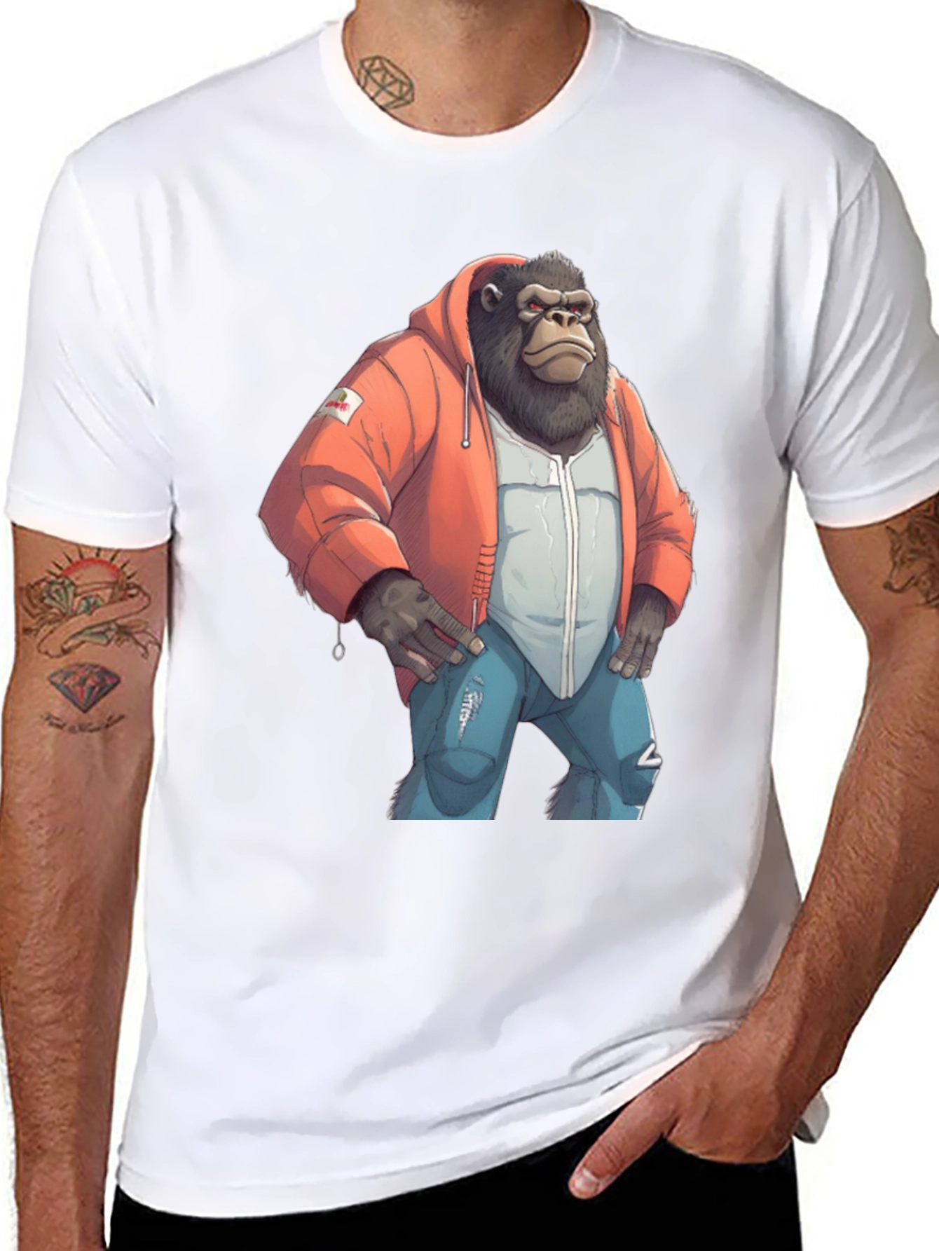 Gorilla Graphic Tee - Urban Style