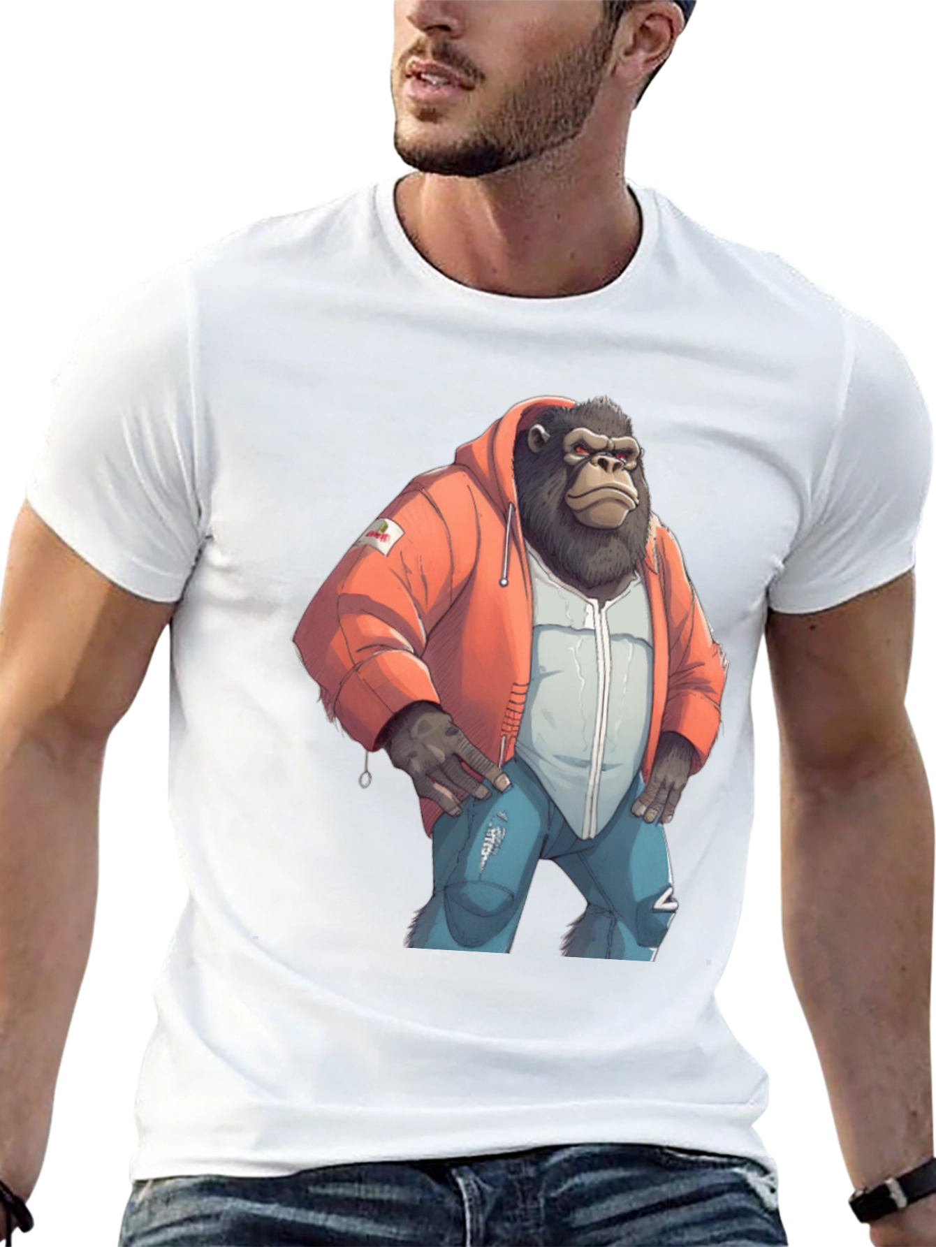Gorilla Graphic Tee - Urban Style