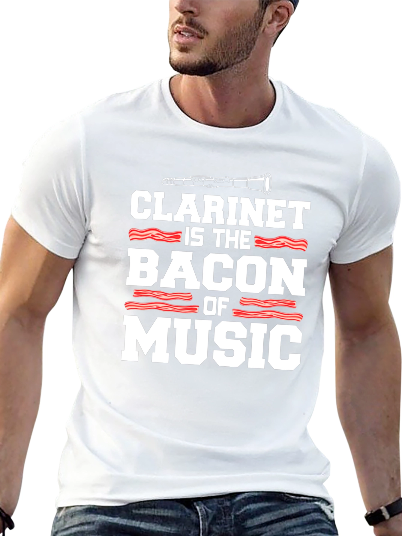 Clarinet is the Bacon of Music T-Shirt