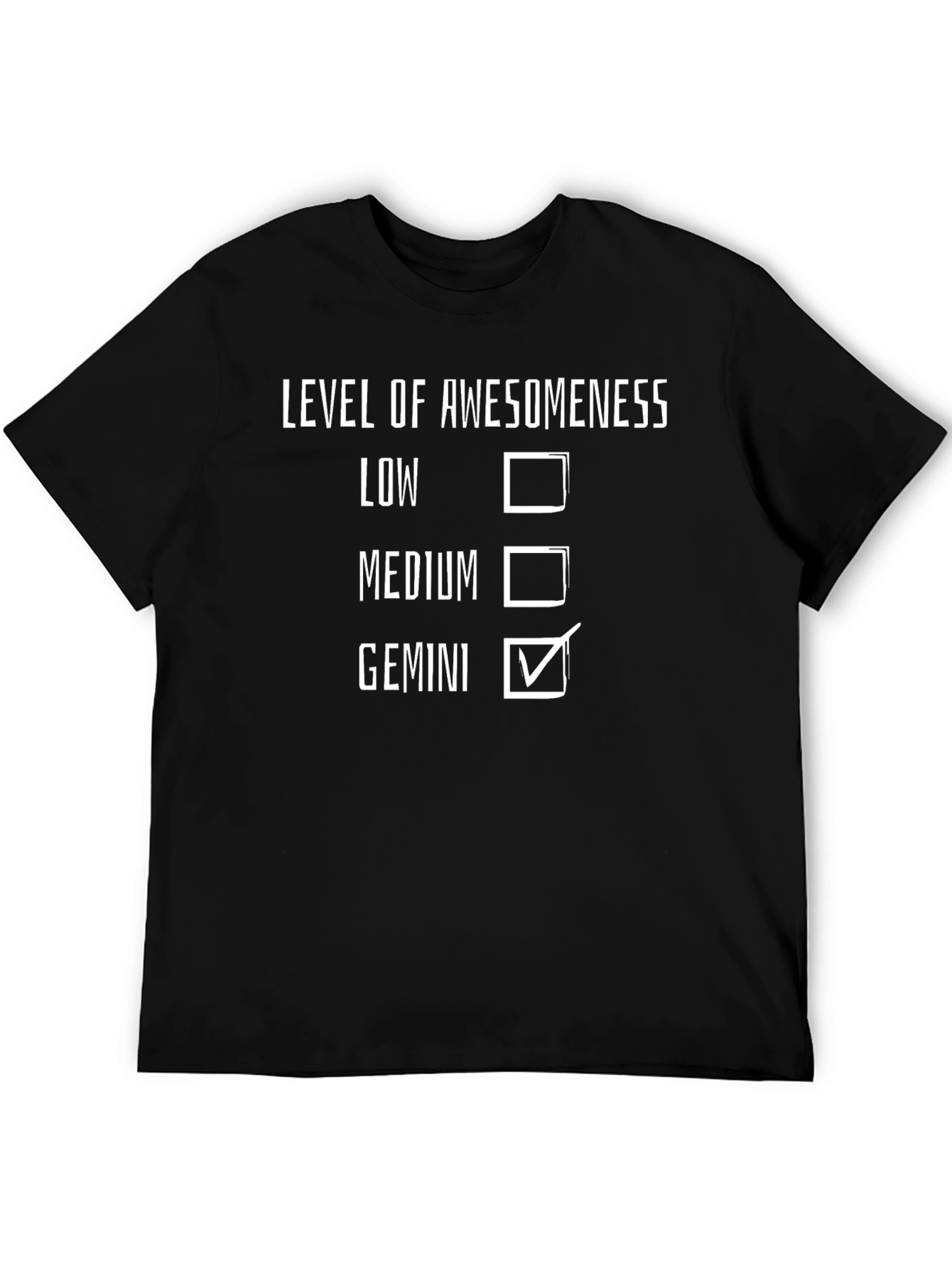 Gemini Level of Awesomeness T-Shirt