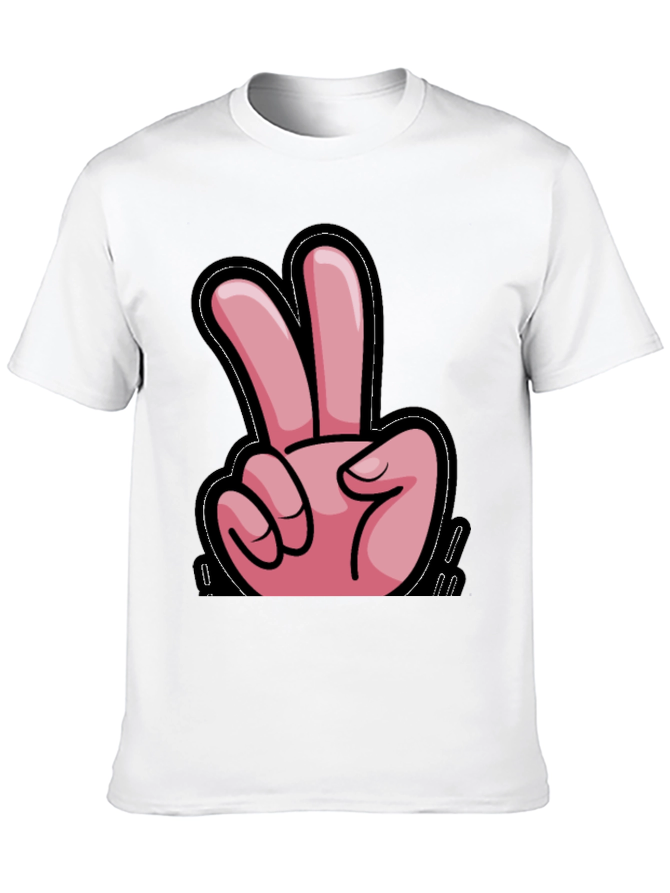 Peace Sign Black T-Shirt