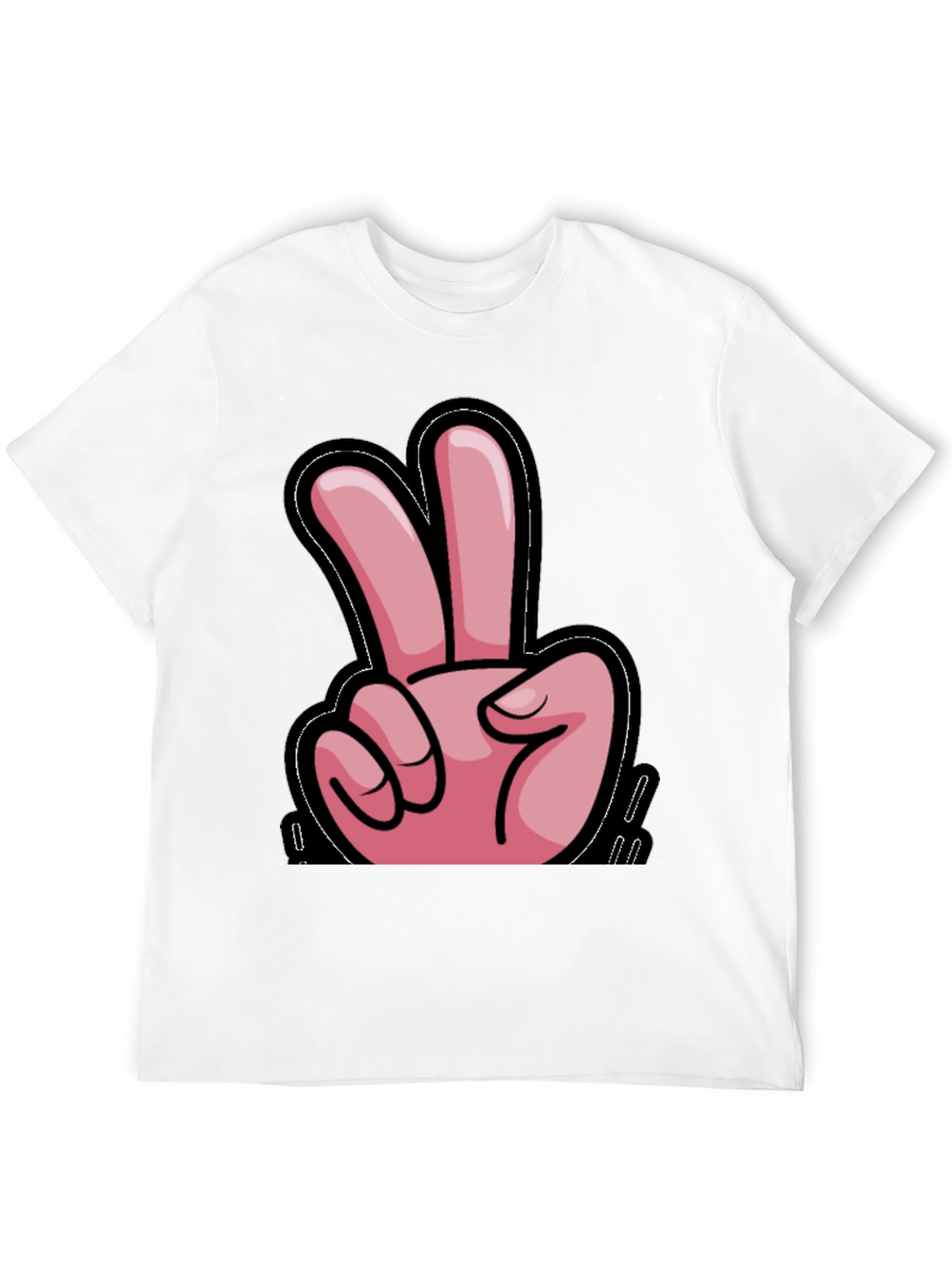 Peace Sign Black T-Shirt