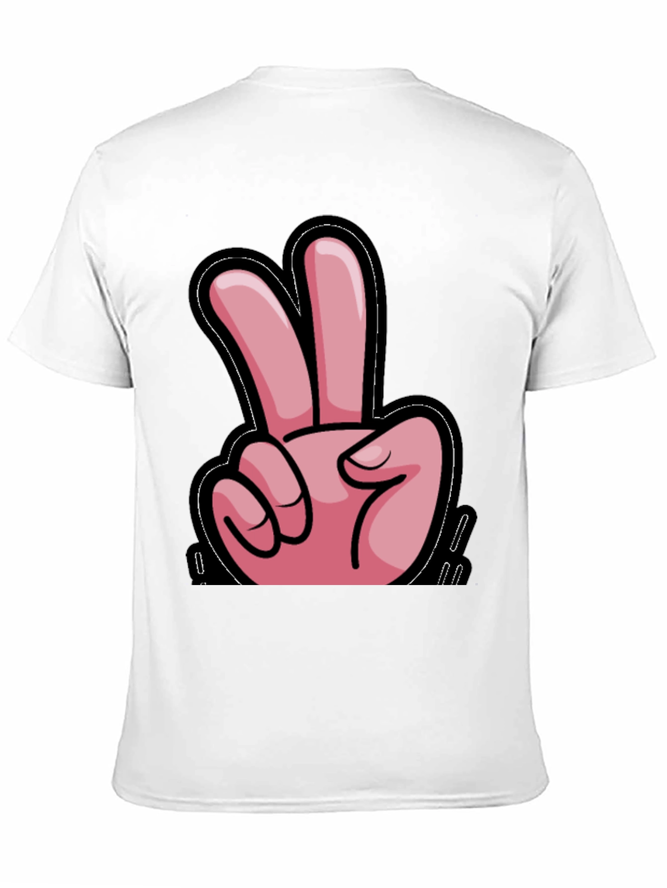 Peace Sign Black T-Shirt