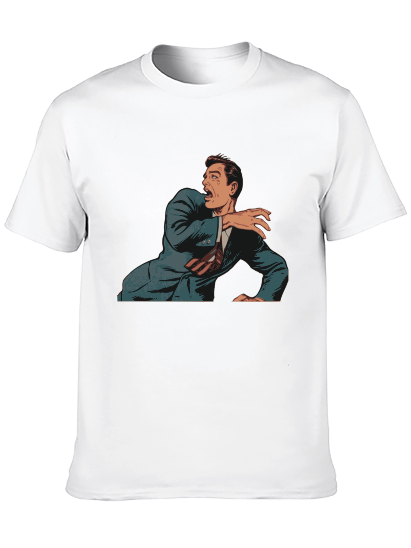 Retro Comic Panic T-Shirt - Classic Style