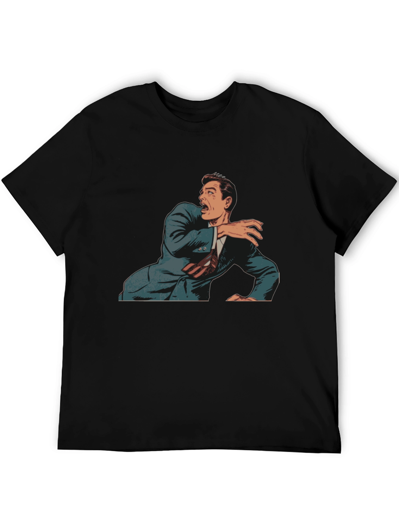 Retro Comic Panic T-Shirt - Classic Style