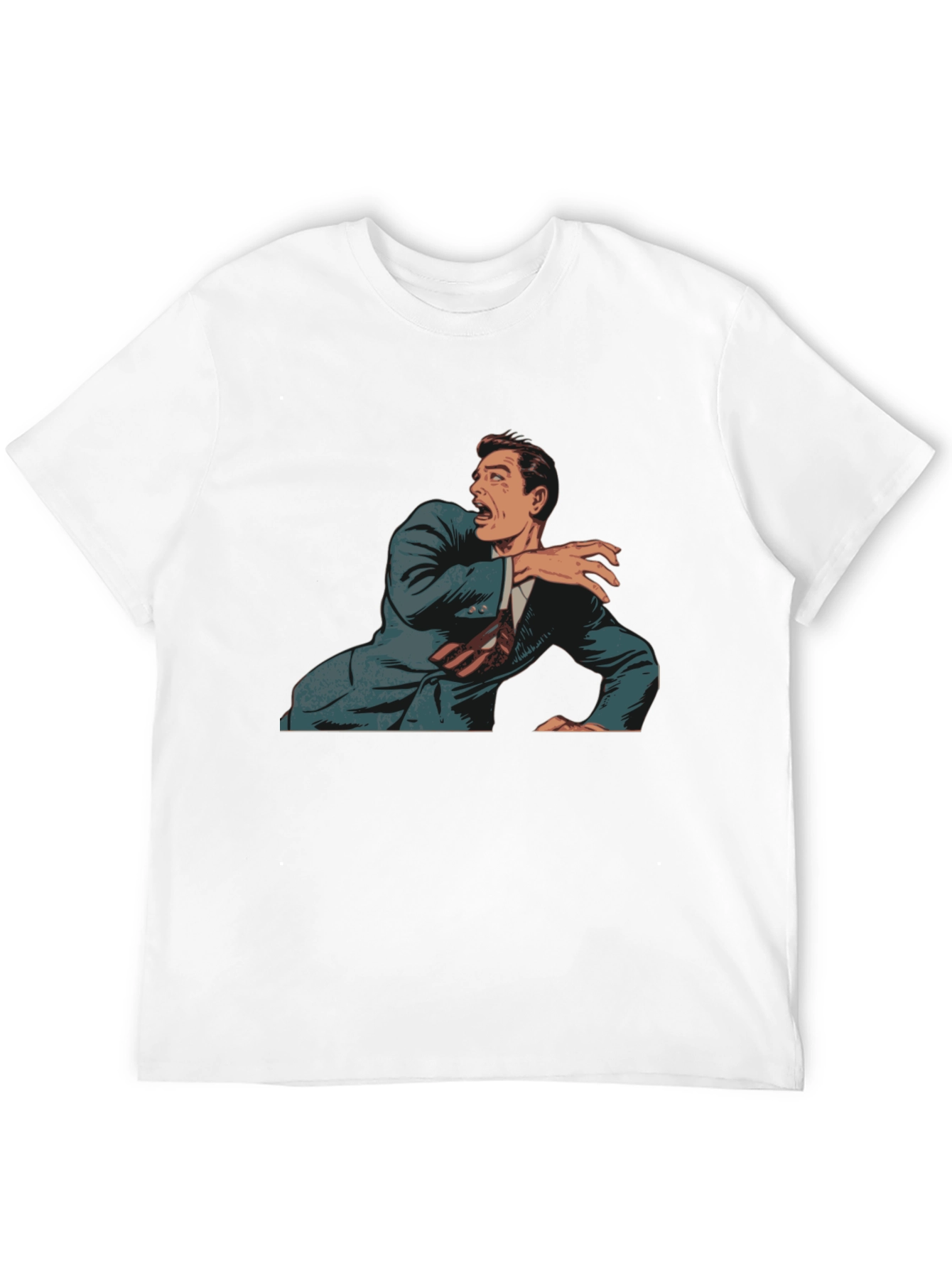 Retro Comic Panic T-Shirt - Classic Style