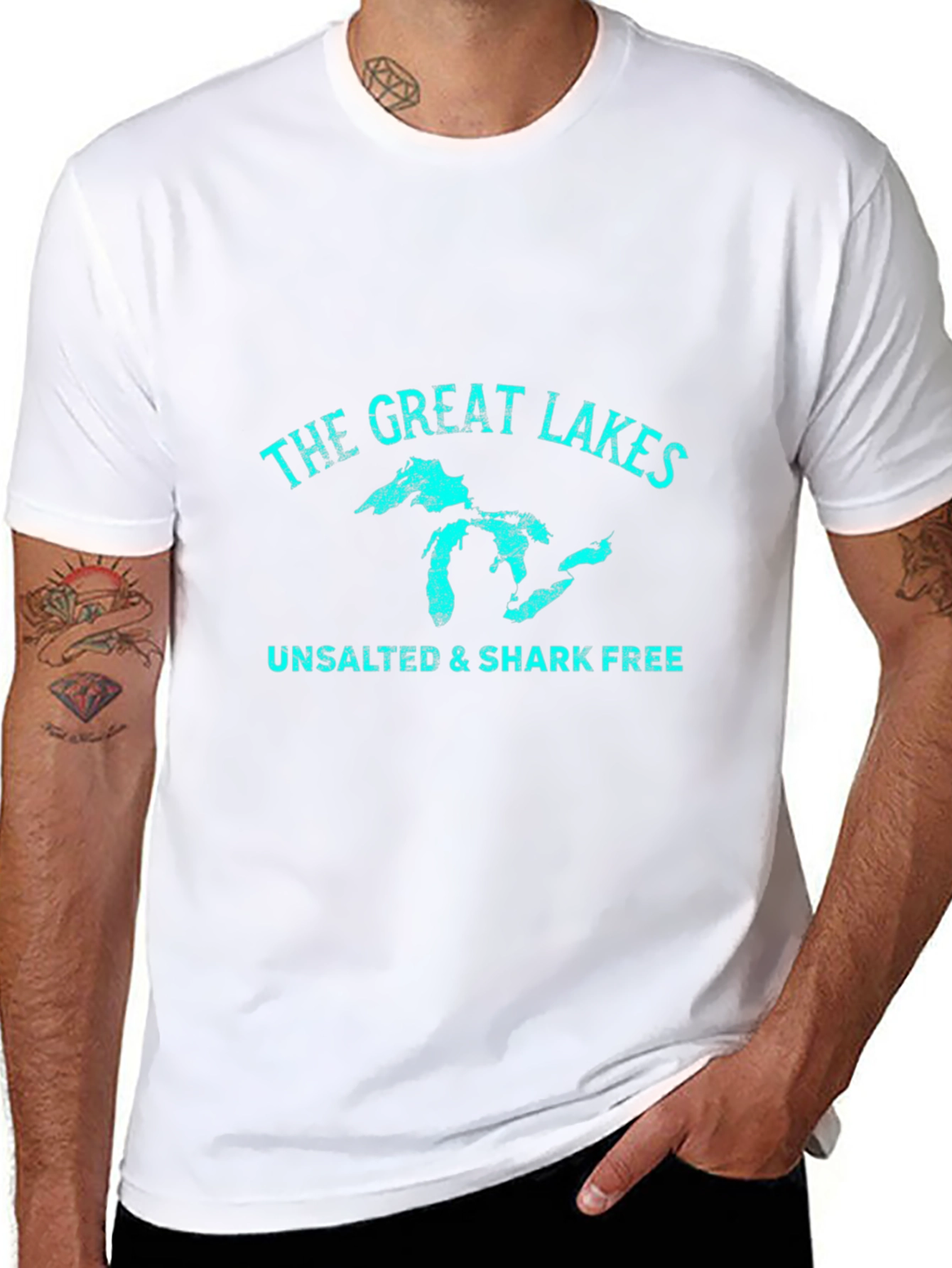 Great Lakes T-Shirt - Unsalted & Shark Free!