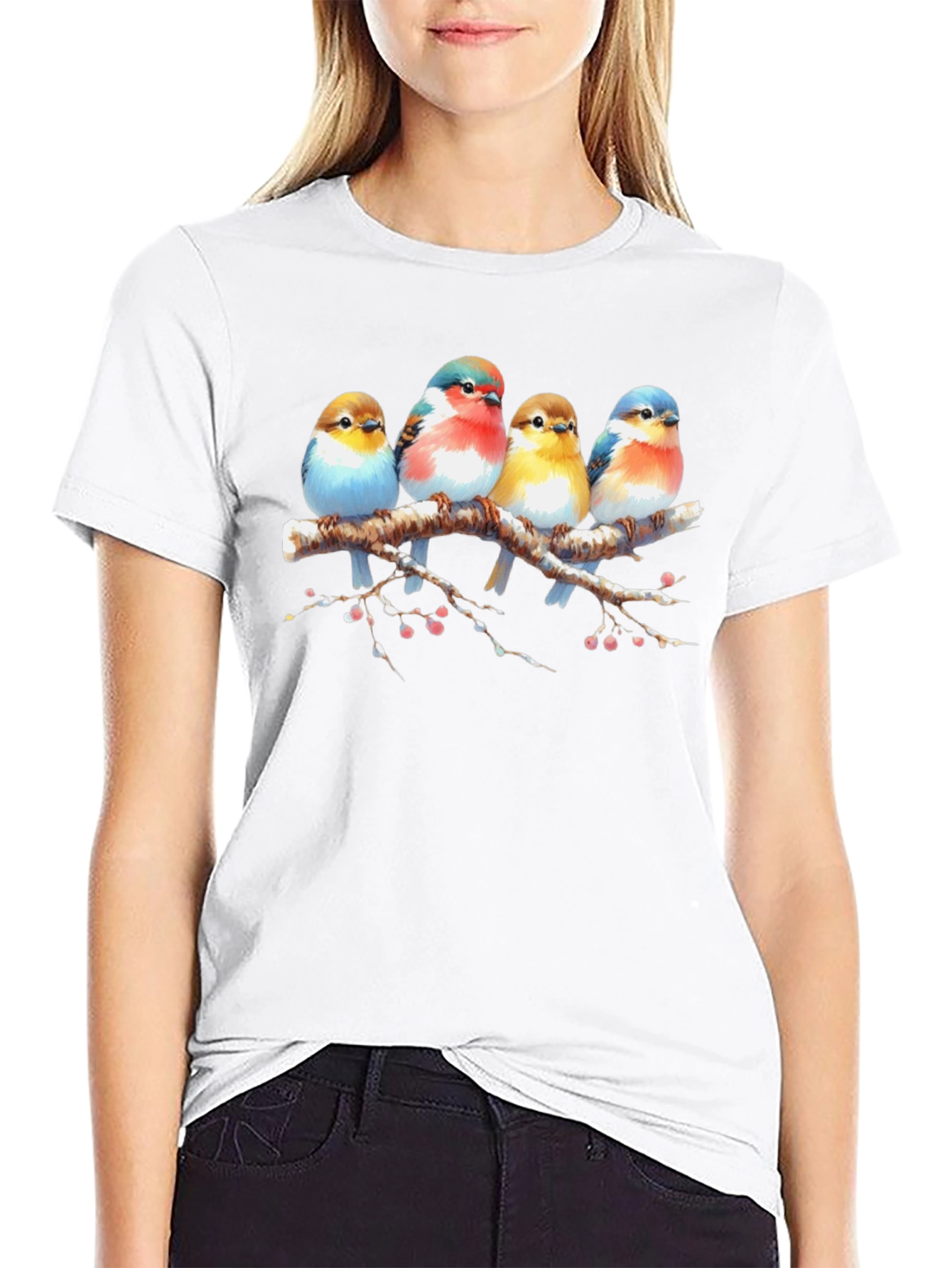Bird on Branch Graphic Tee
