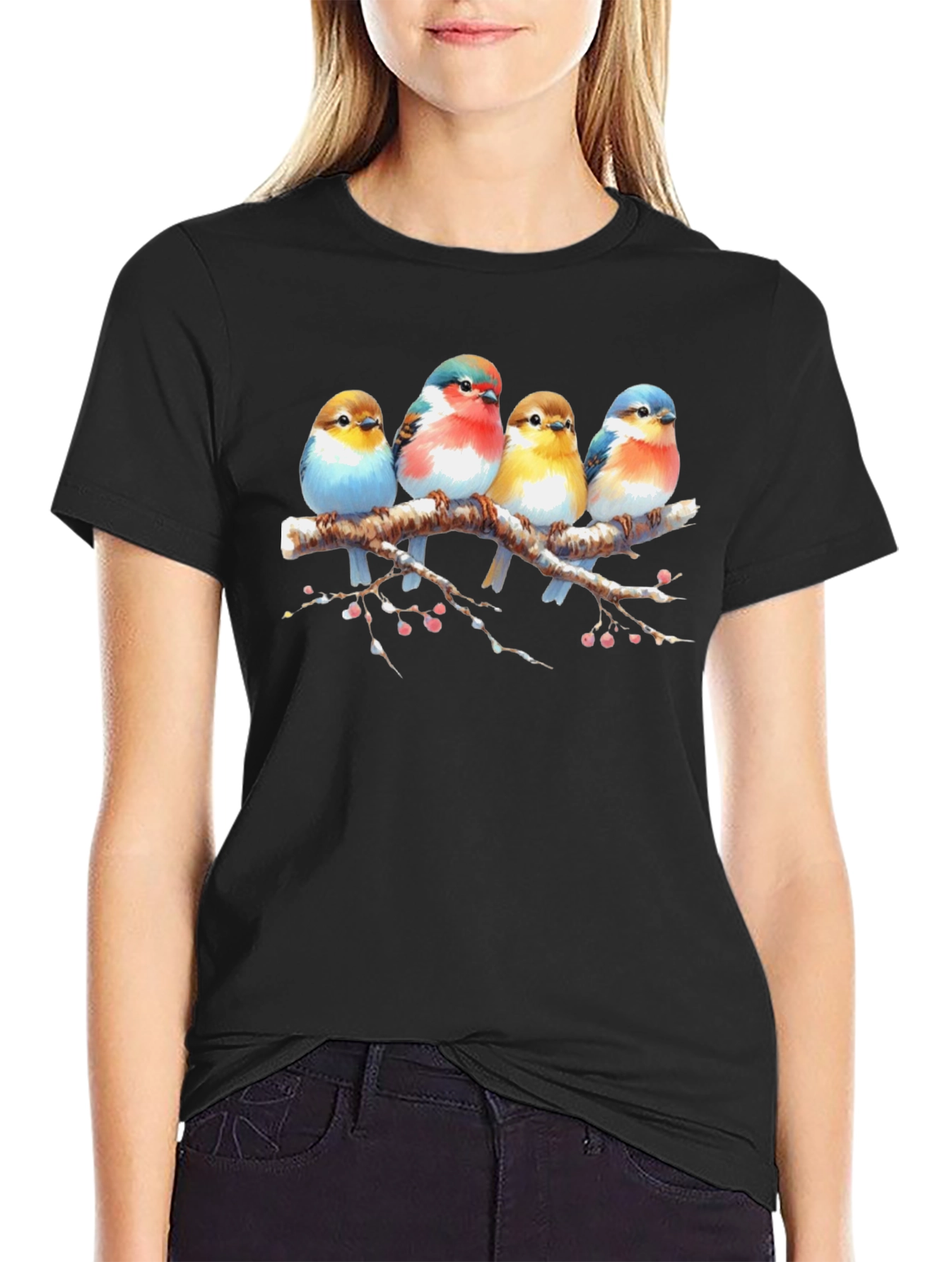 Bird on Branch Graphic Tee
