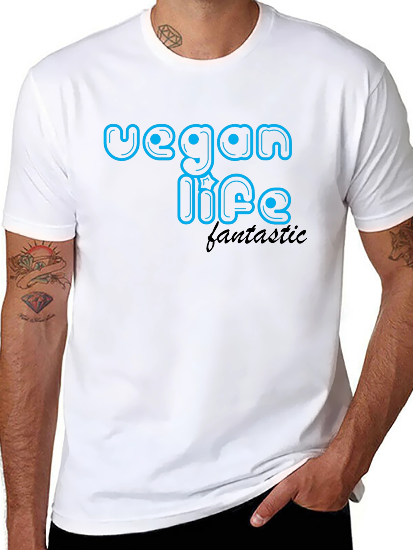 Vegan Life T-Shirt - Stylish Comfortable and Statement-Making