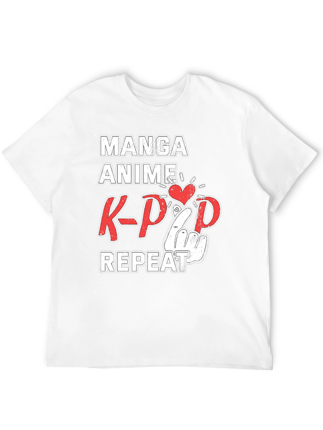 Manga Anime K-Pop Repeat T-Shirt