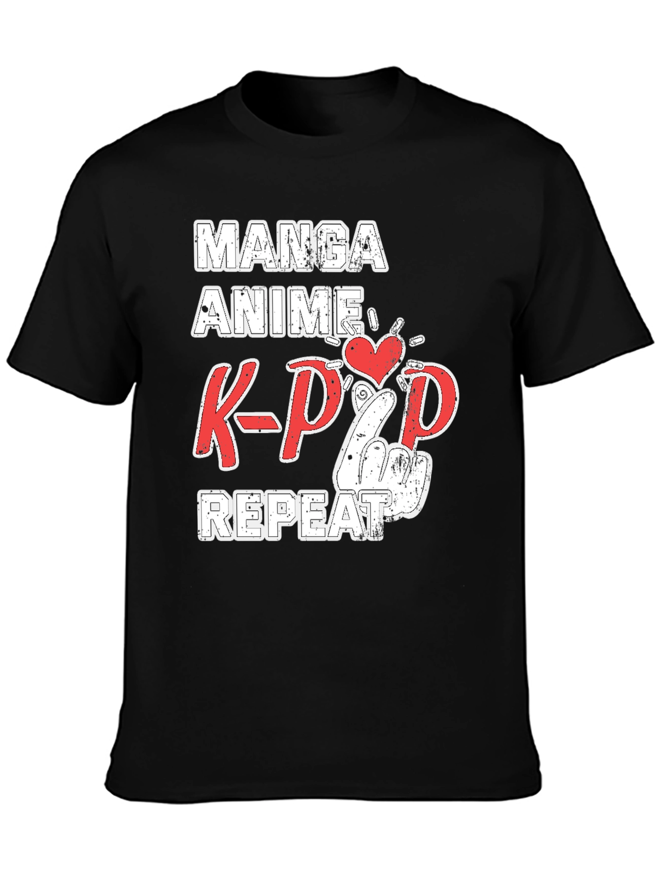 Manga Anime K-Pop Repeat T-Shirt