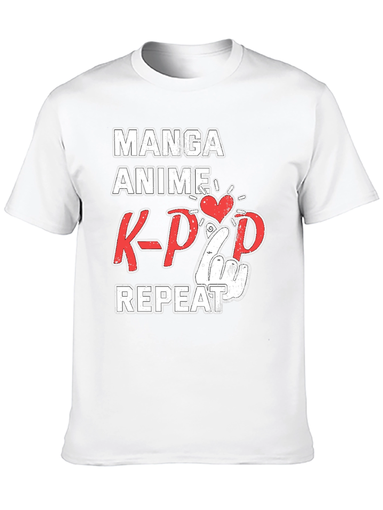 Manga Anime K-Pop Repeat T-Shirt