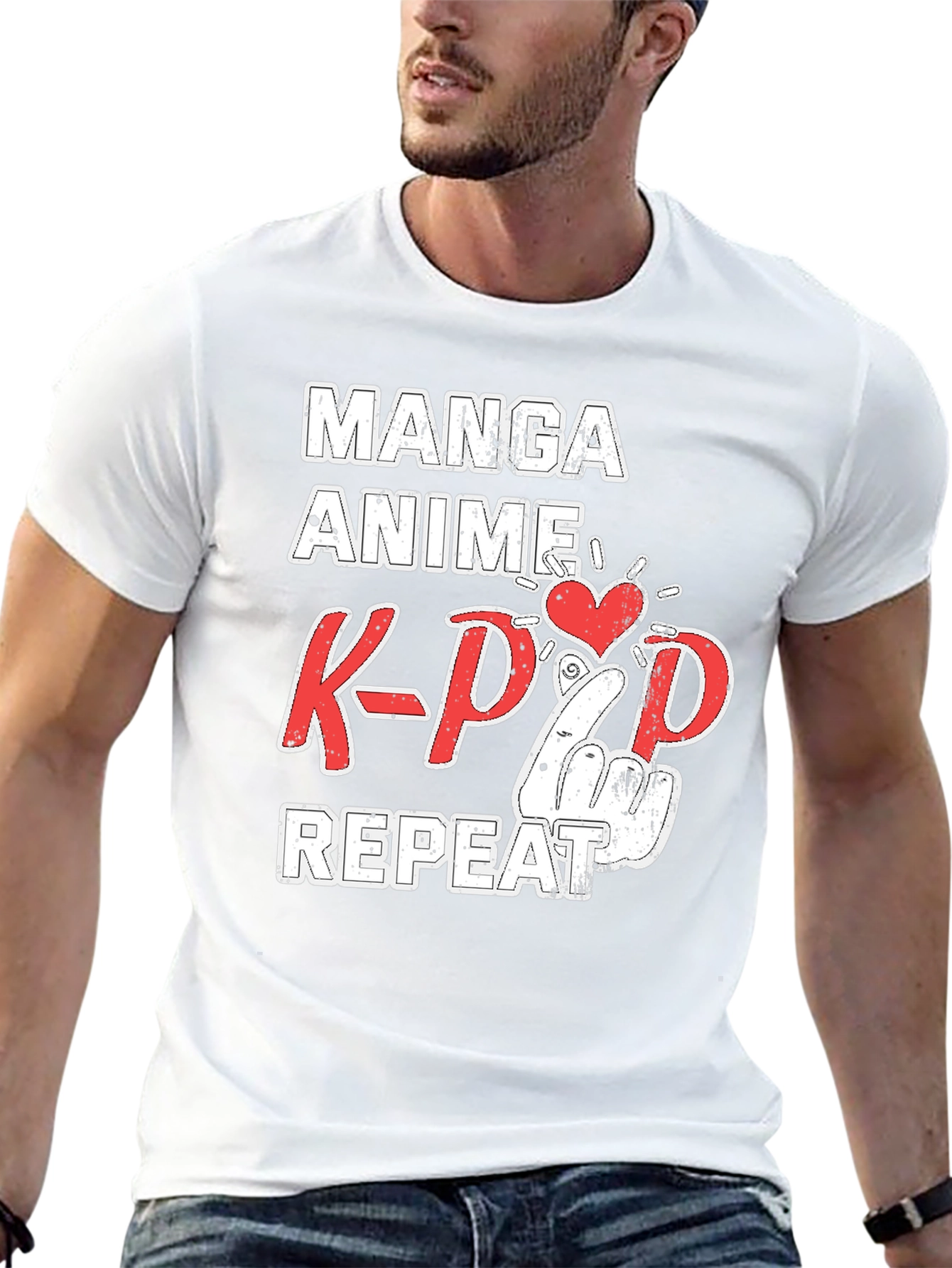 Manga Anime K-Pop Repeat T-Shirt