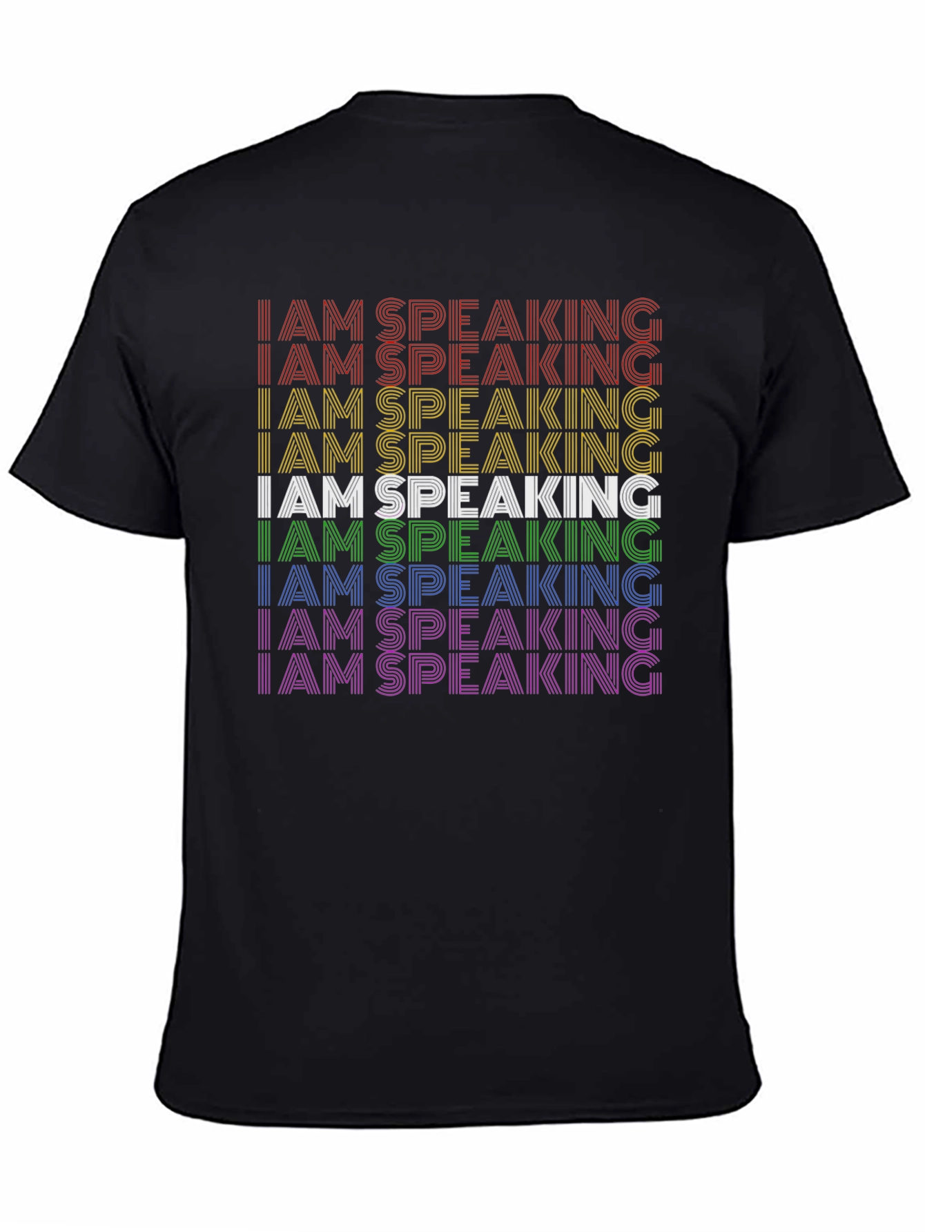 I Am Speaking Rainbow Graphic T-Shirt