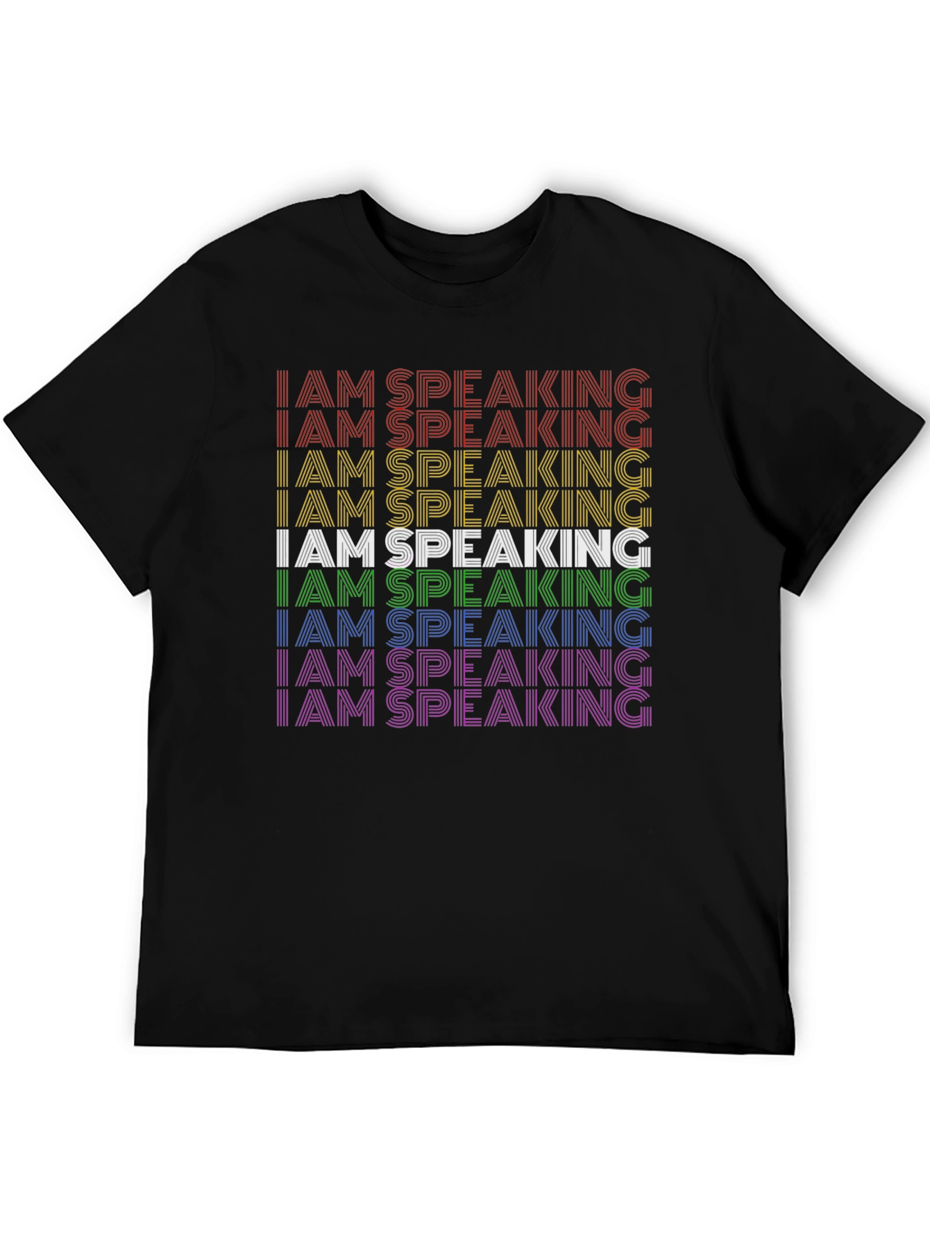 I Am Speaking Rainbow Graphic T-Shirt