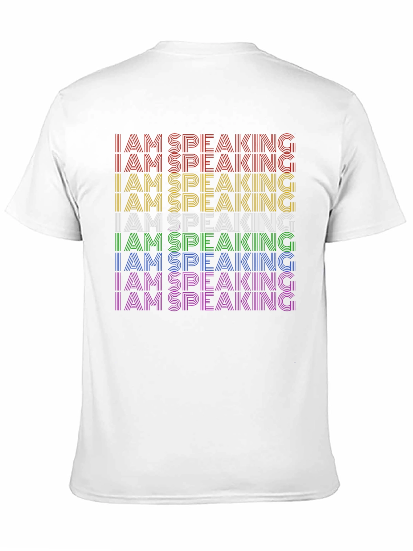 I Am Speaking Rainbow Graphic T-Shirt