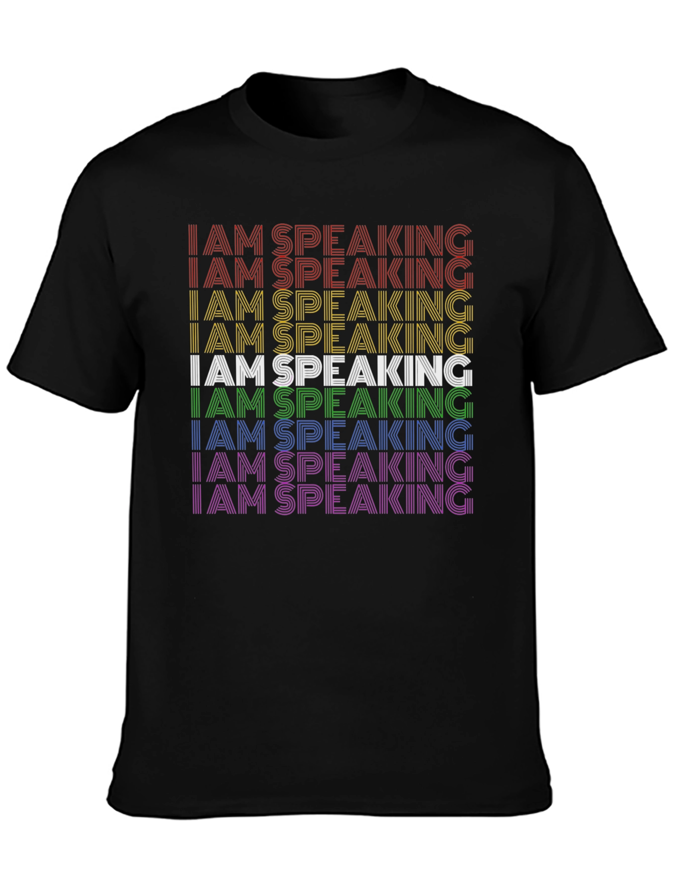 I Am Speaking Rainbow Graphic T-Shirt