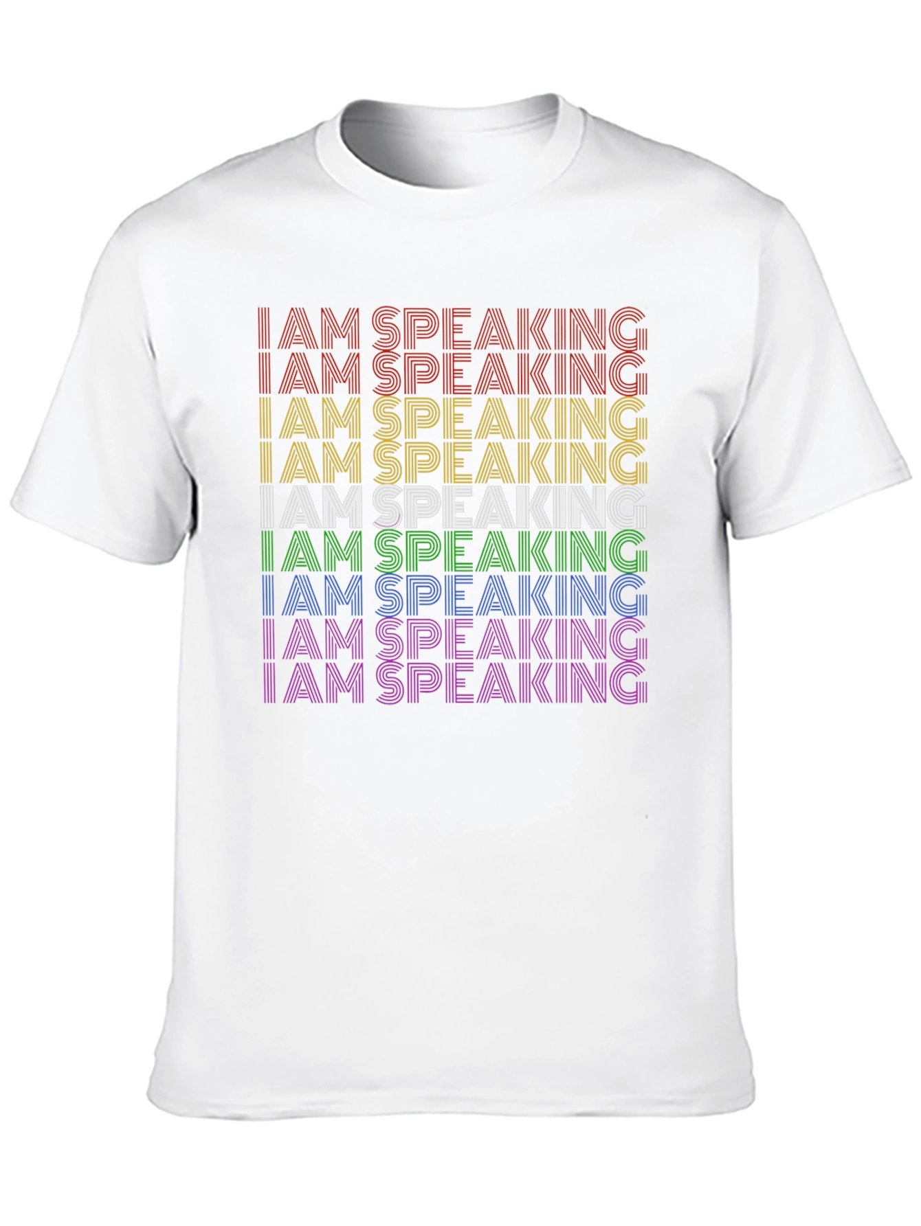 I Am Speaking Rainbow Graphic T-Shirt