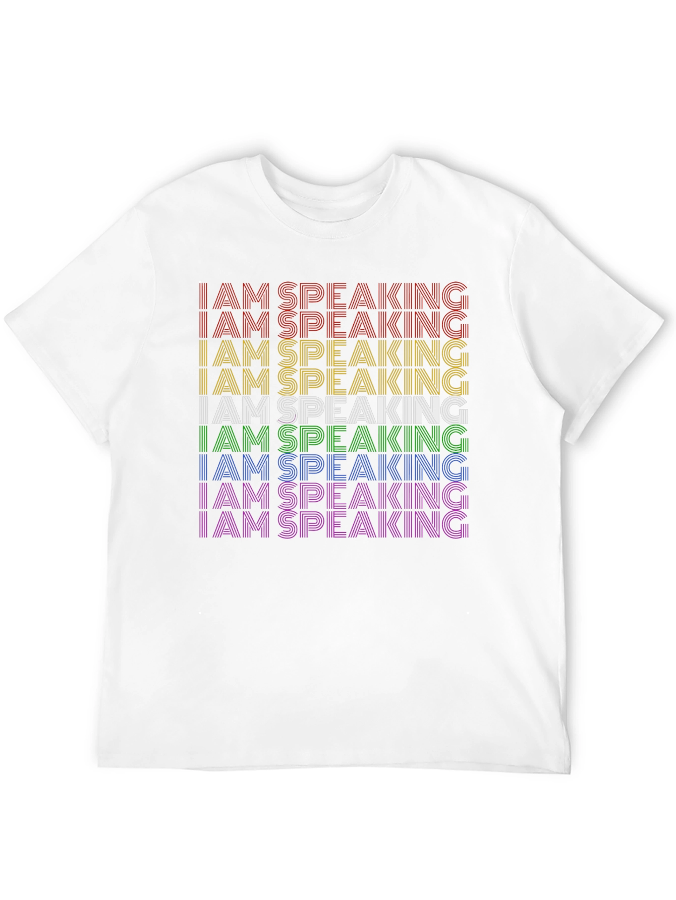 I Am Speaking Rainbow Graphic T-Shirt