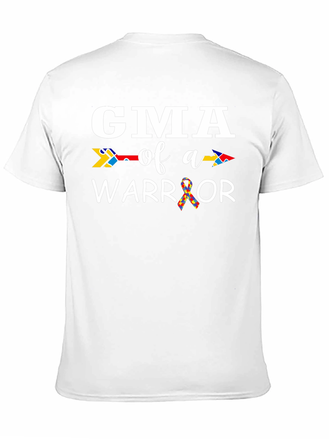 GMA of a Warrior Autism Awareness T-Shirt