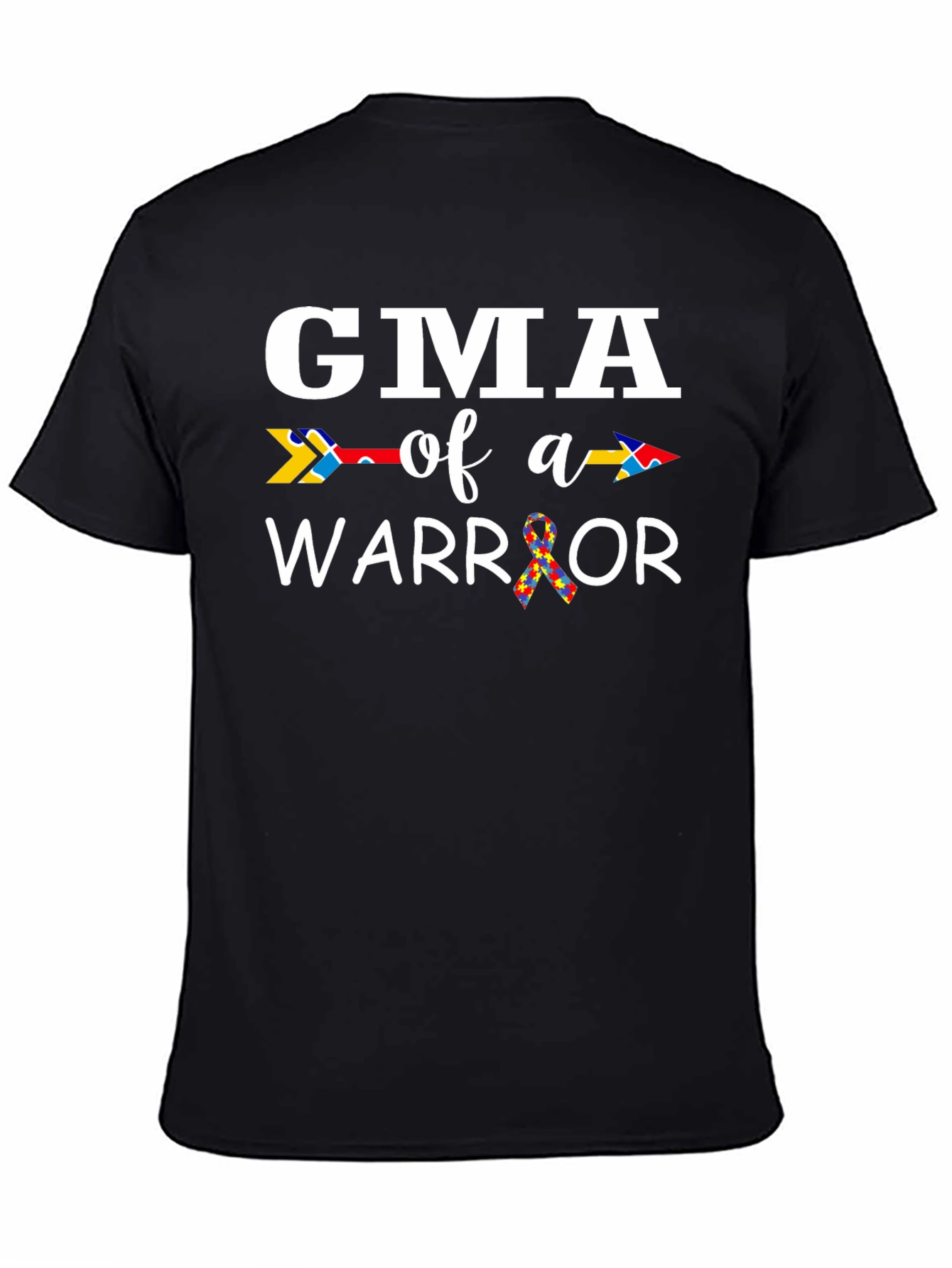 GMA of a Warrior Autism Awareness T-Shirt