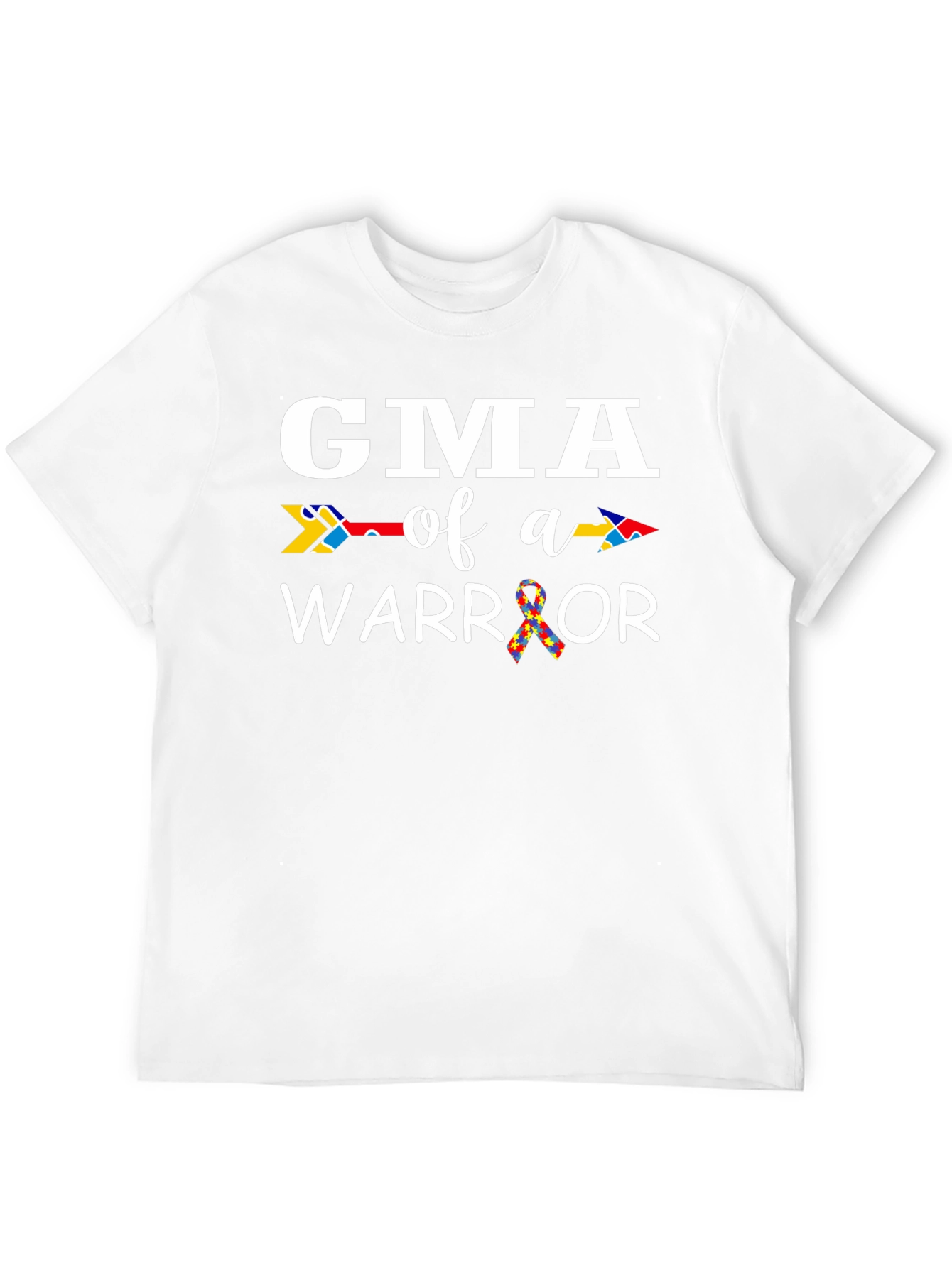 GMA of a Warrior Autism Awareness T-Shirt