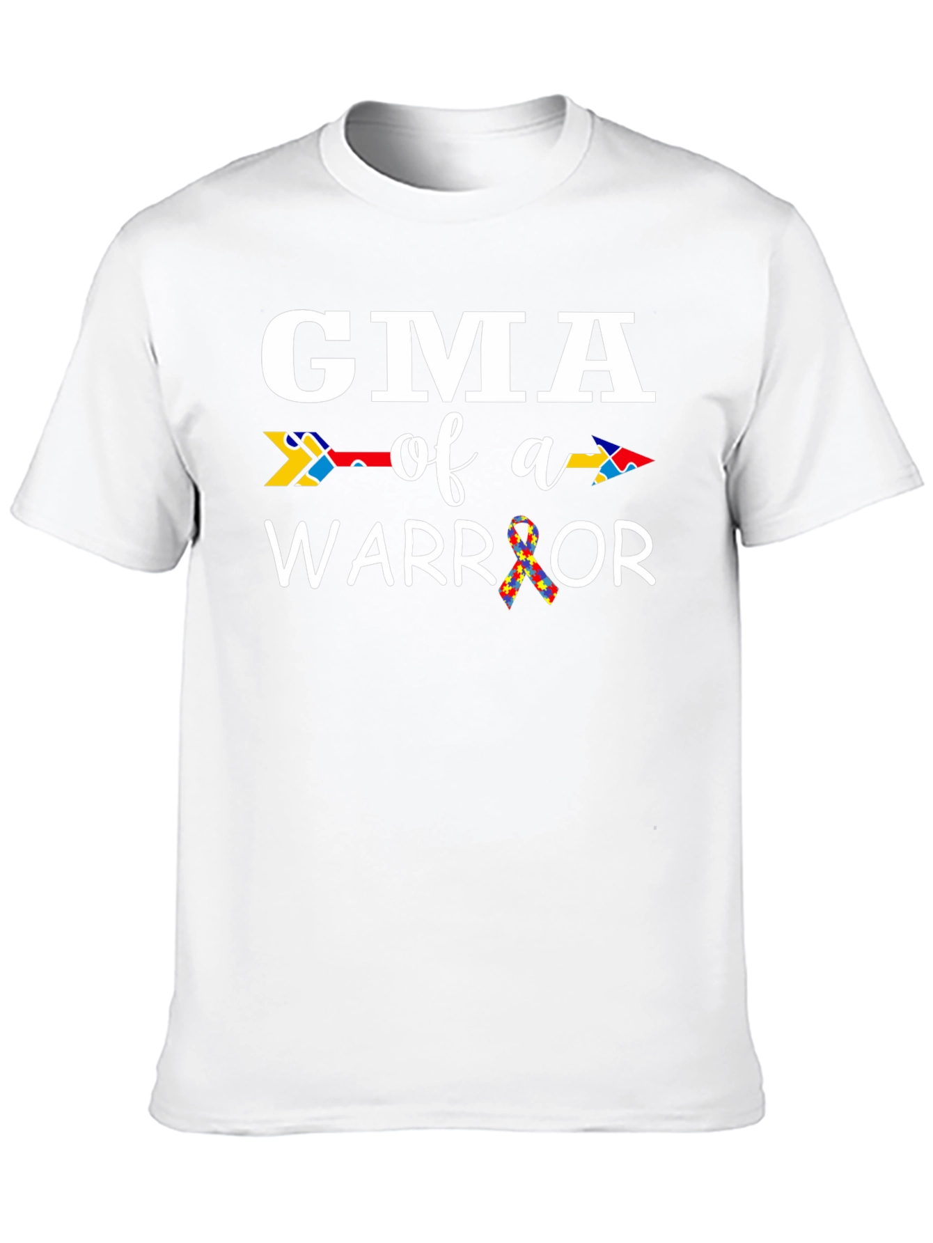 GMA of a Warrior Autism Awareness T-Shirt