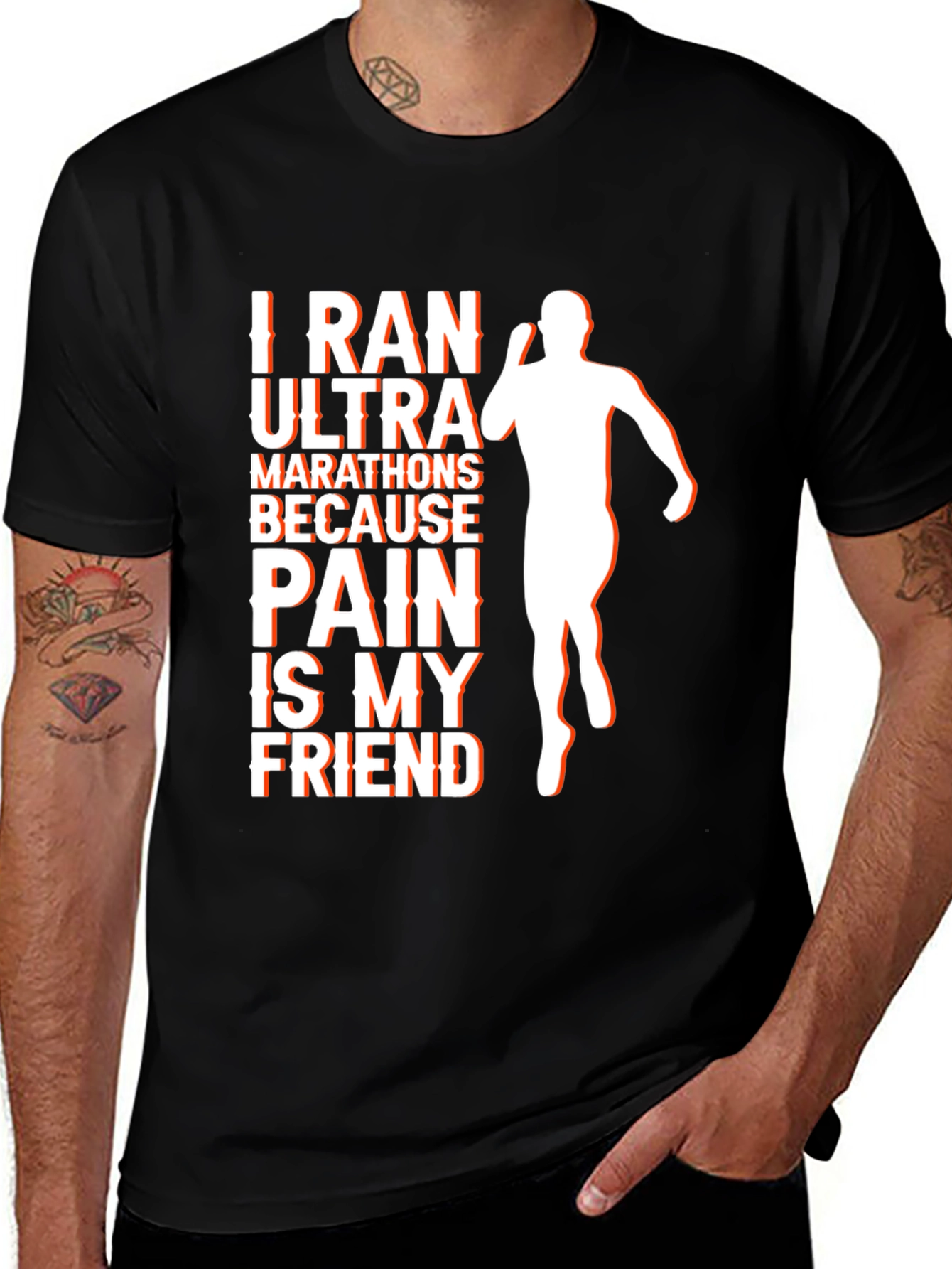I Ran Ultra T-Shirt: Pain is My Friend