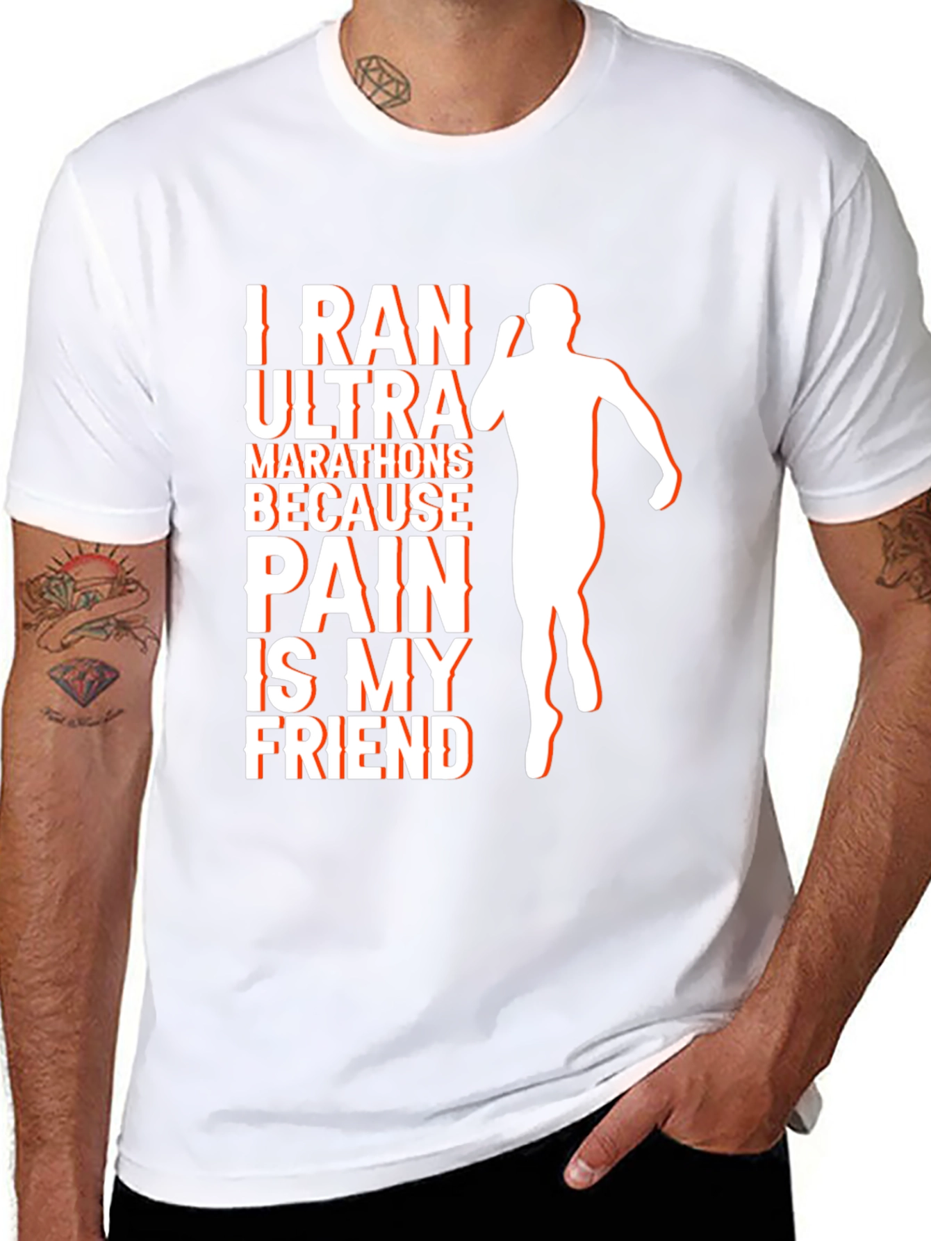 I Ran Ultra T-Shirt: Pain is My Friend