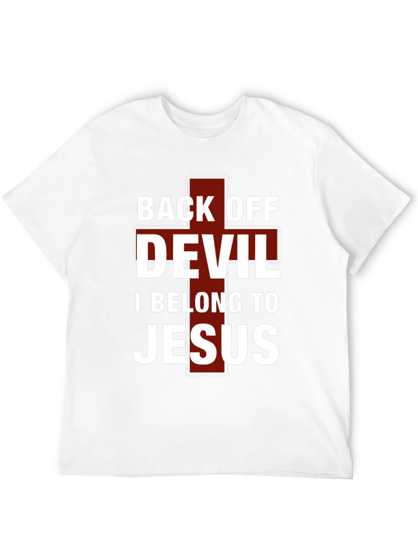 Back Off Devil Jesus T-Shirt - Christian Apparel