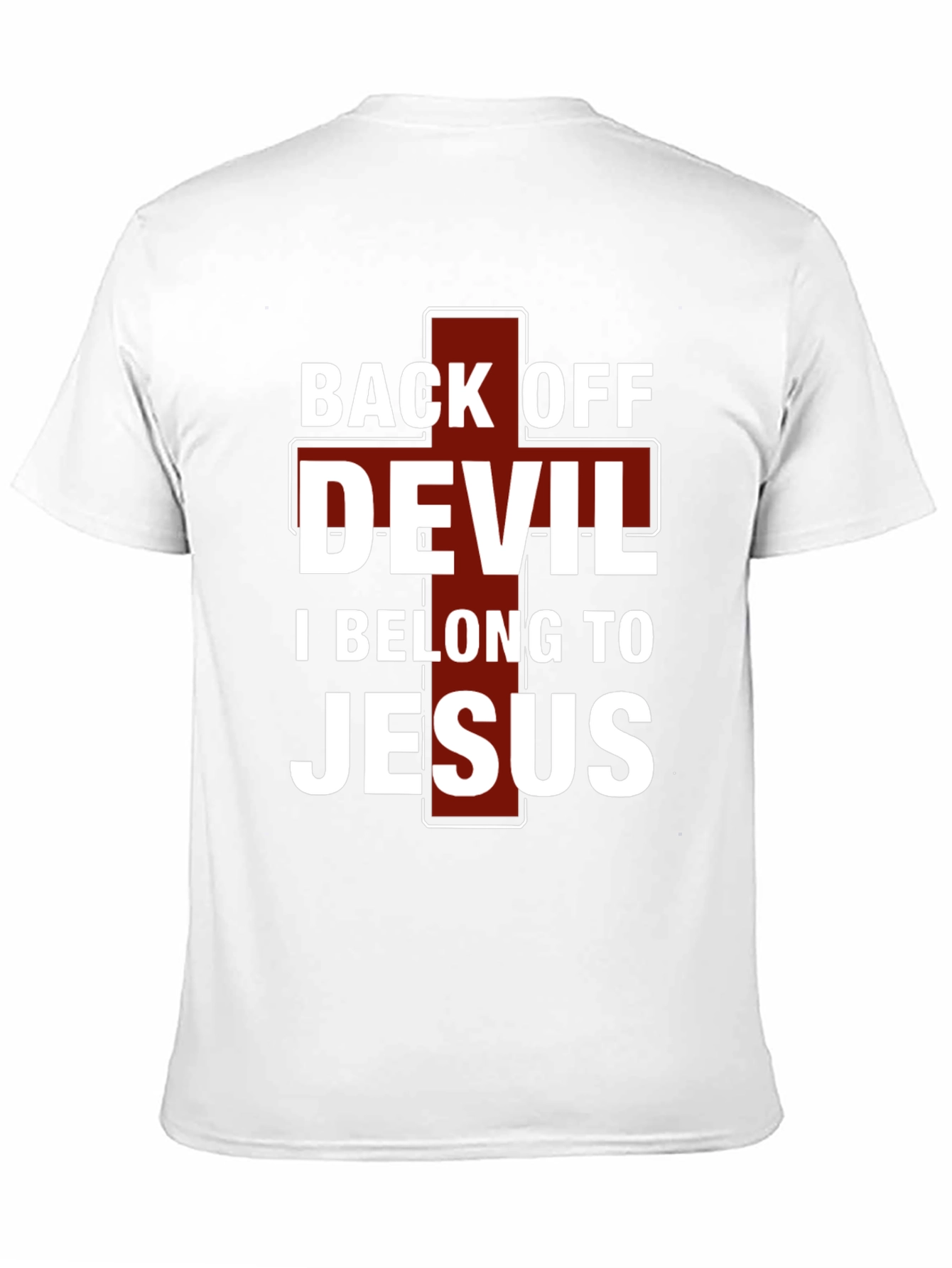 Back Off Devil Jesus T-Shirt - Christian Apparel