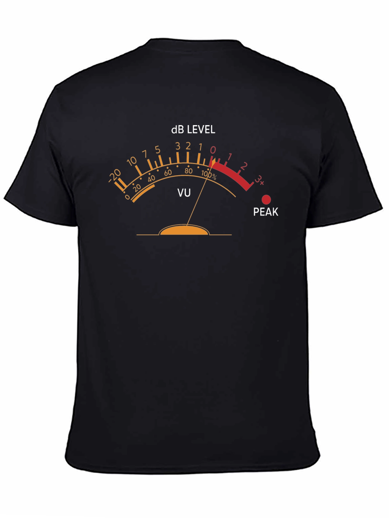 VU Meter T-Shirt - Sound Engineer Music Producer Tee
