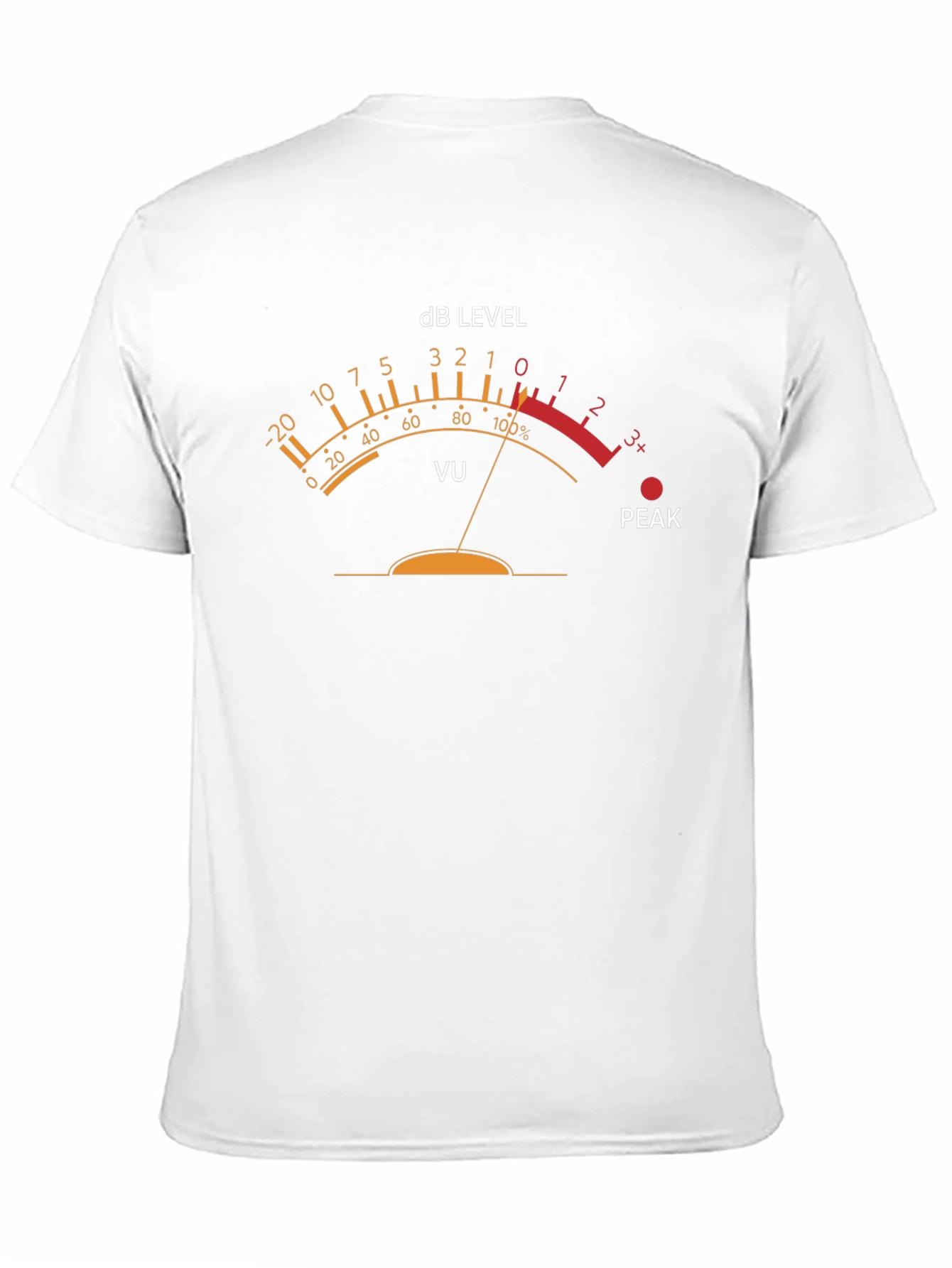 VU Meter T-Shirt - Sound Engineer Music Producer Tee